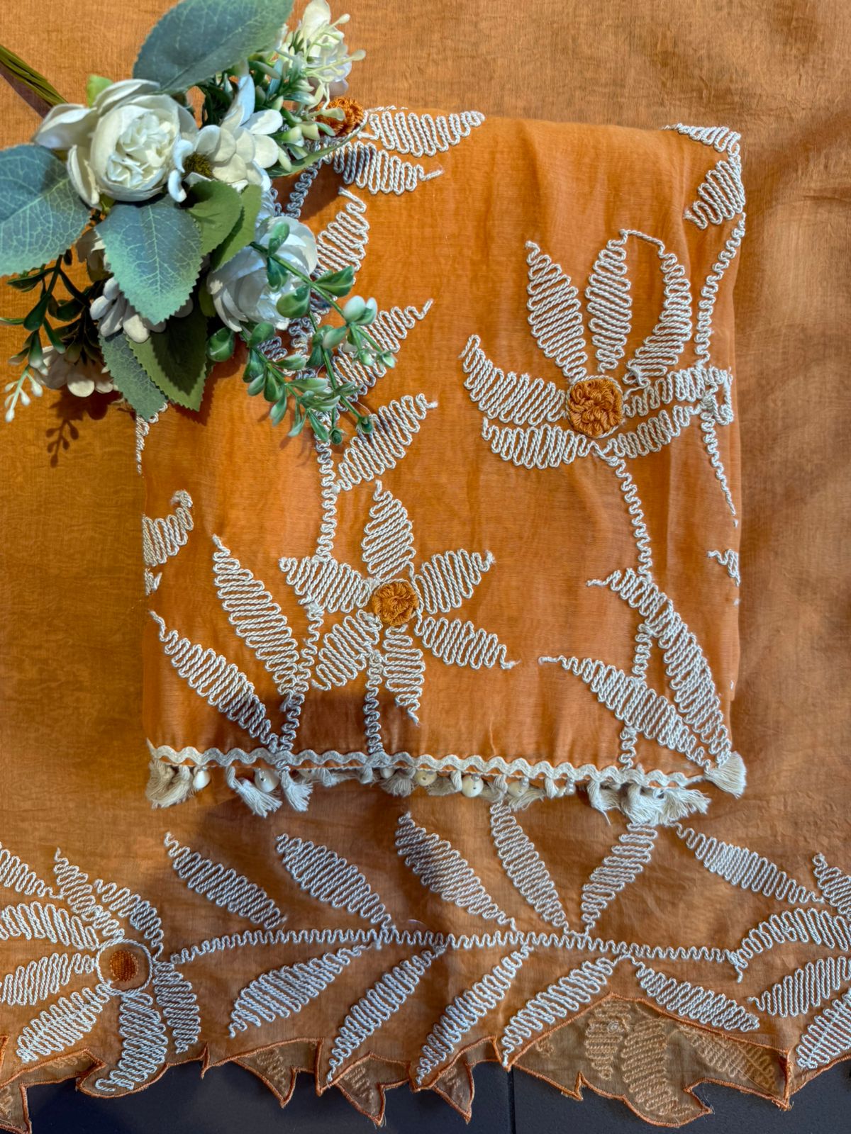 Cord Embroidery Designer Suit