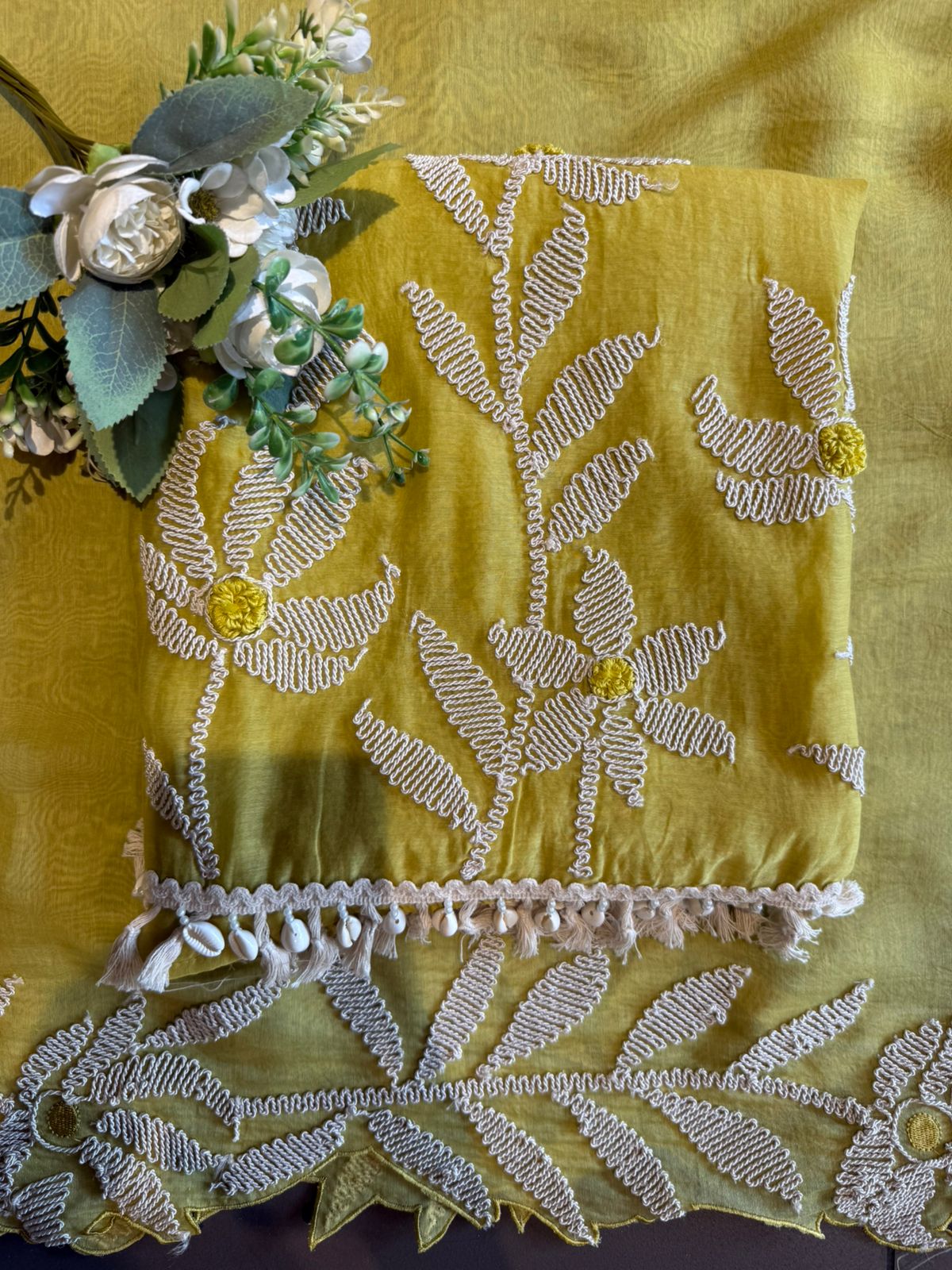 Cord Embroidery Designer Suit