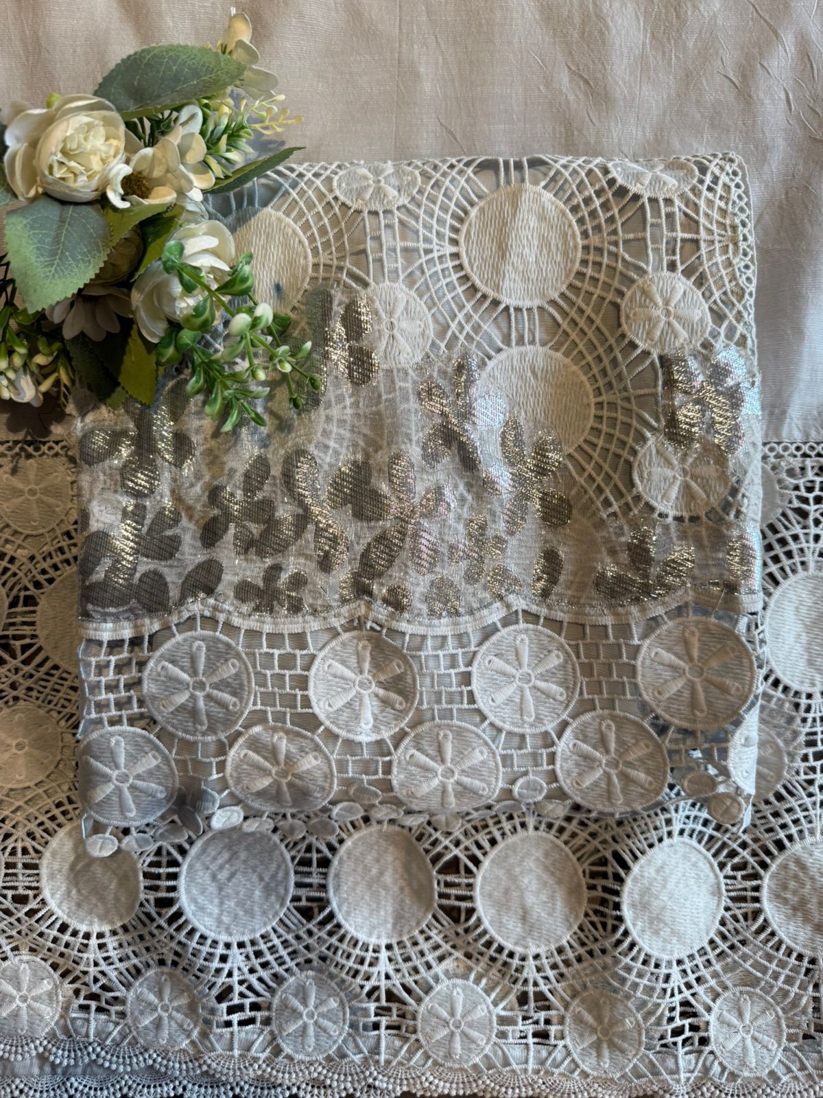 Cutwork Lace Designer Suit