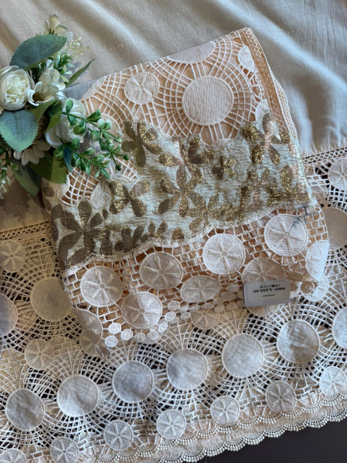 Cutwork Lace Designer Suit
