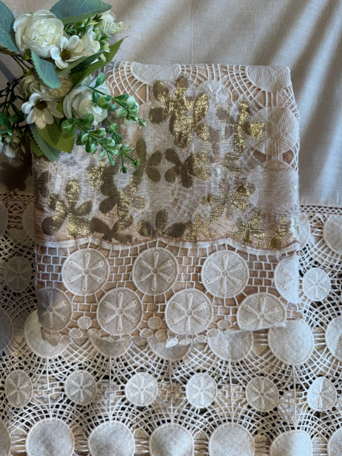 Cutwork Lace Designer Suit