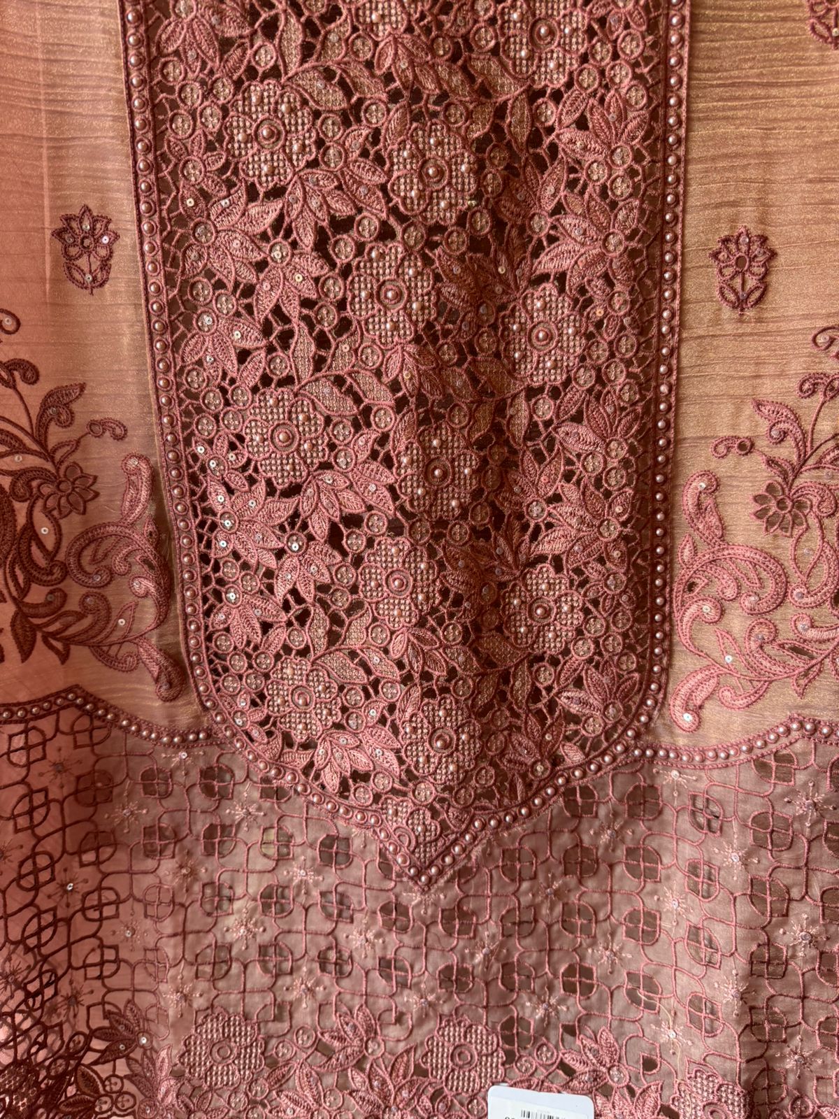 Embroidered Statement Unstitched Suit Set