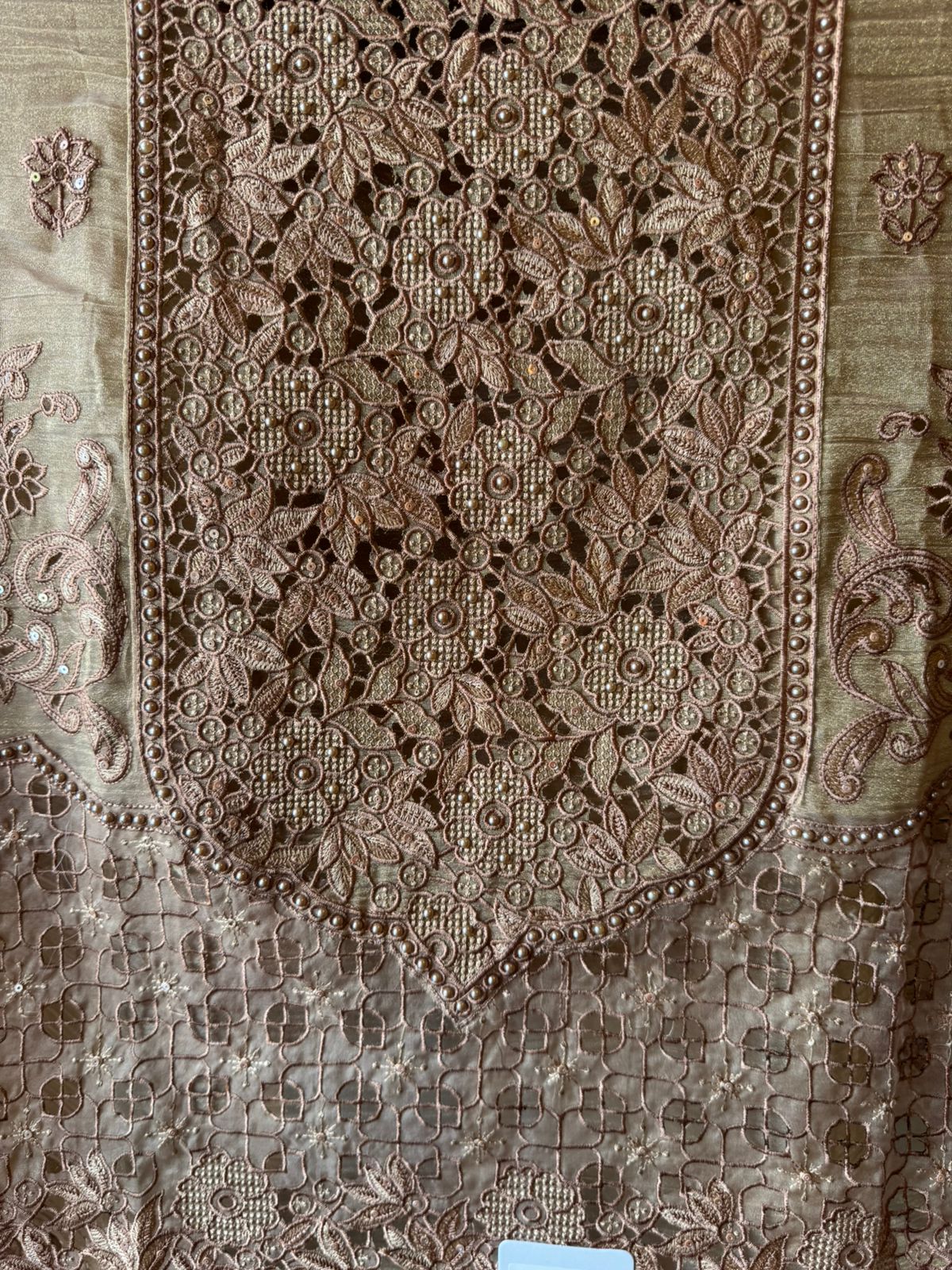 Embroidered Statement Unstitched Suit Set