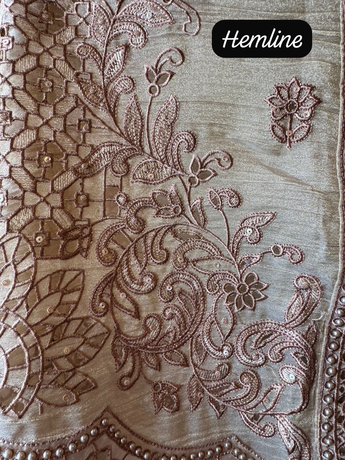 Embroidered Statement Unstitched Suit Set