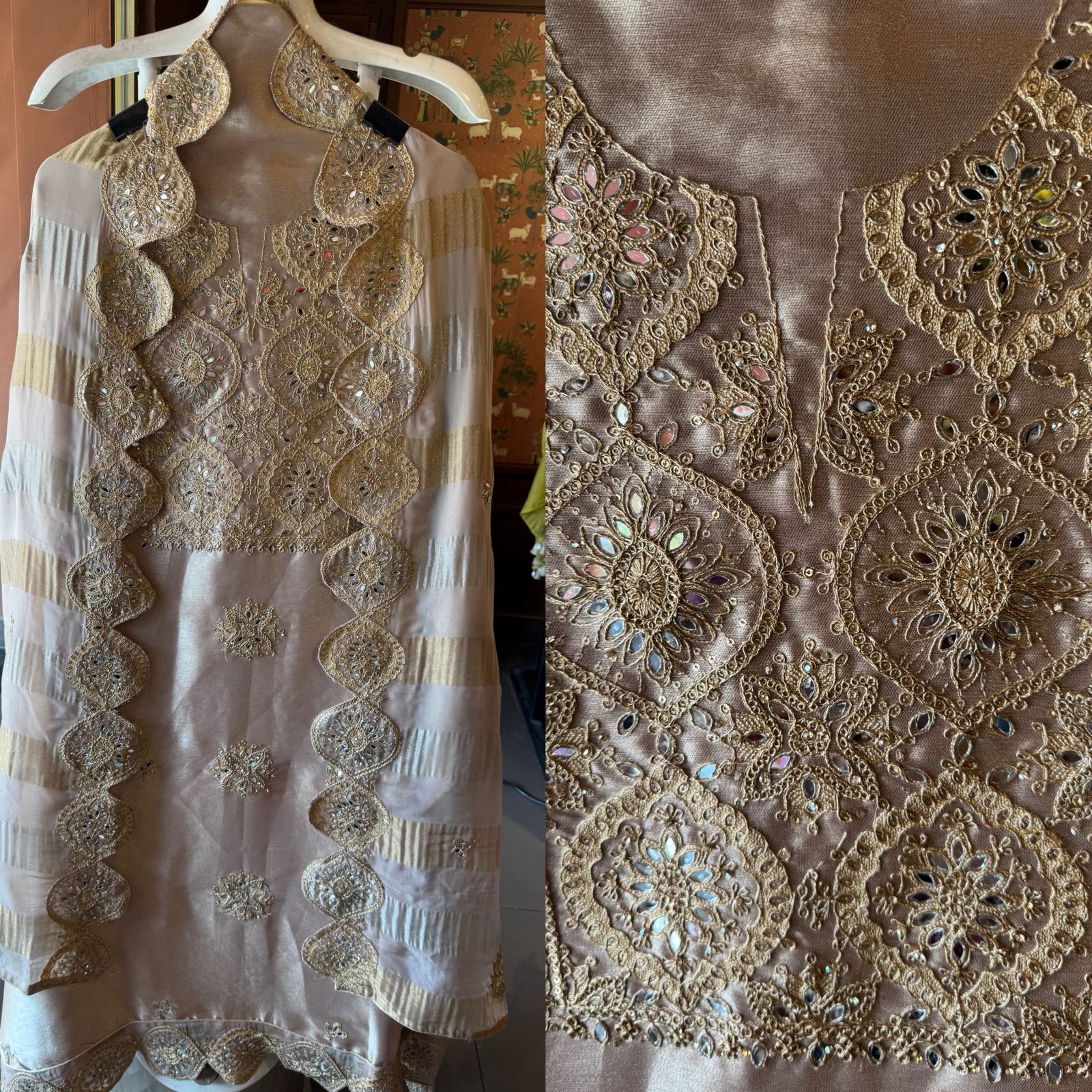 Giraffe Tissue Unstitched Suit