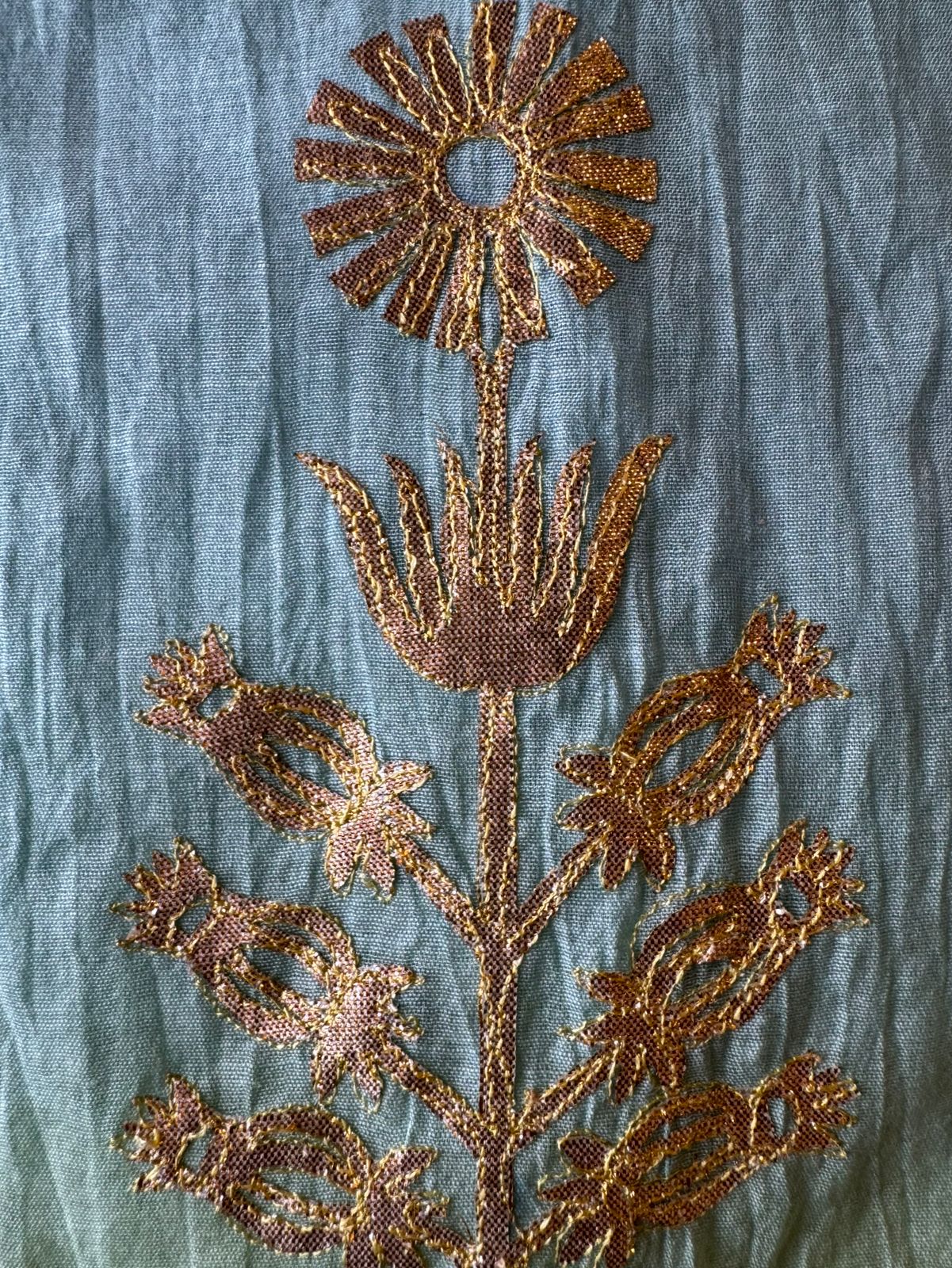 Ombre Embroidered Suit