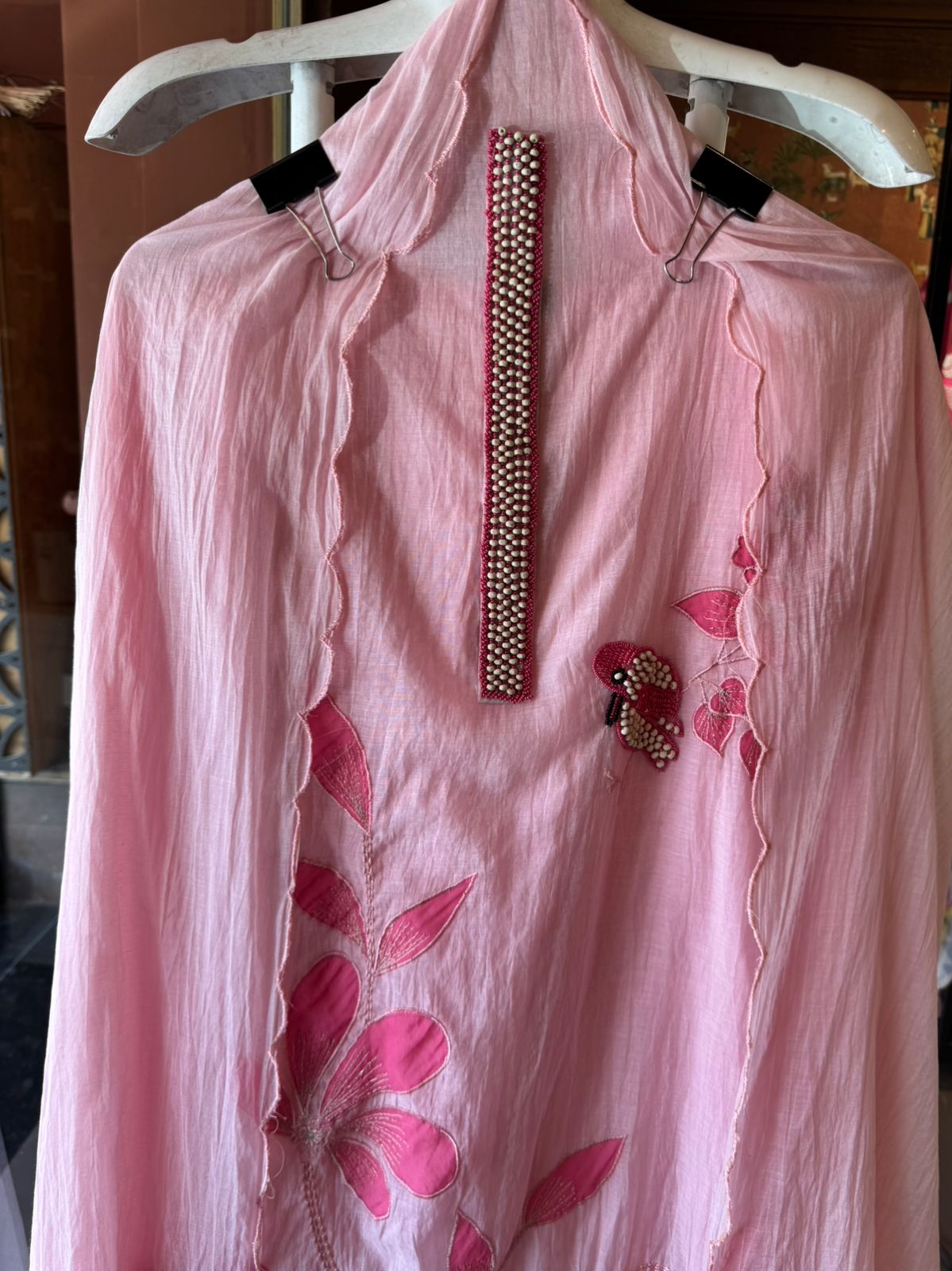 Handcrafted Bird Motif Suit