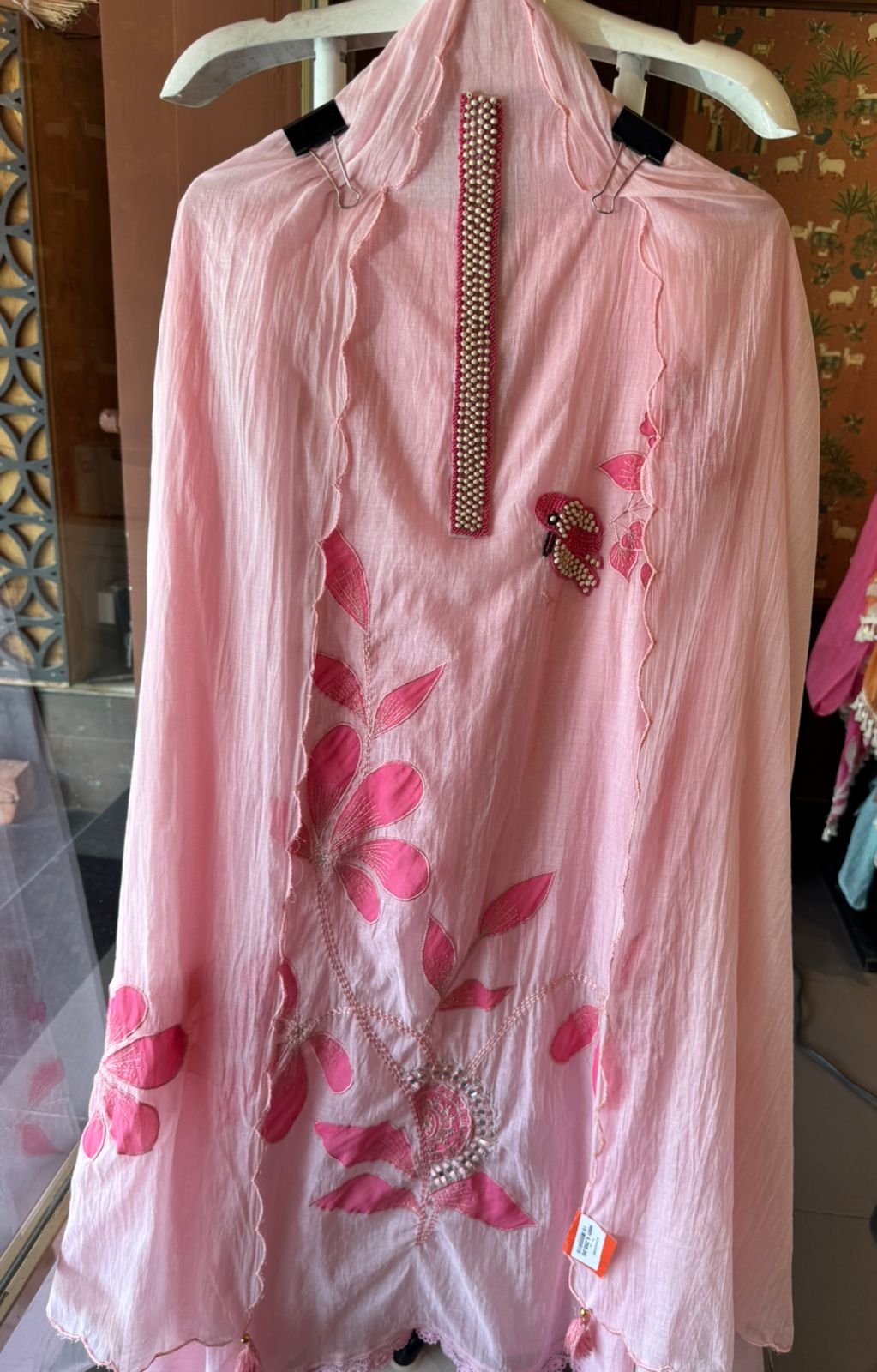 Handcrafted Bird Motif Suit