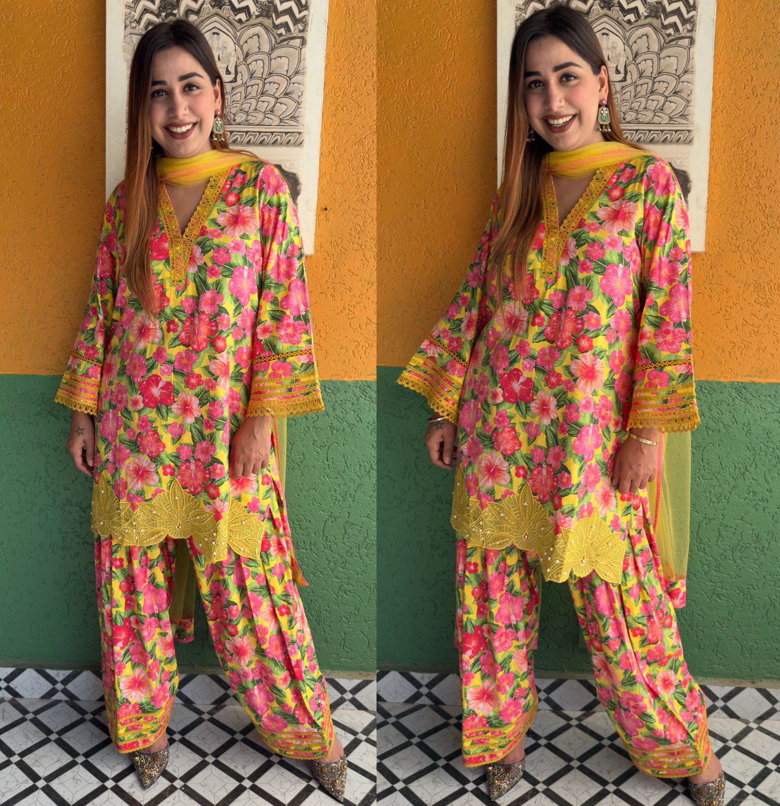 Pure cotton Stitched Suit