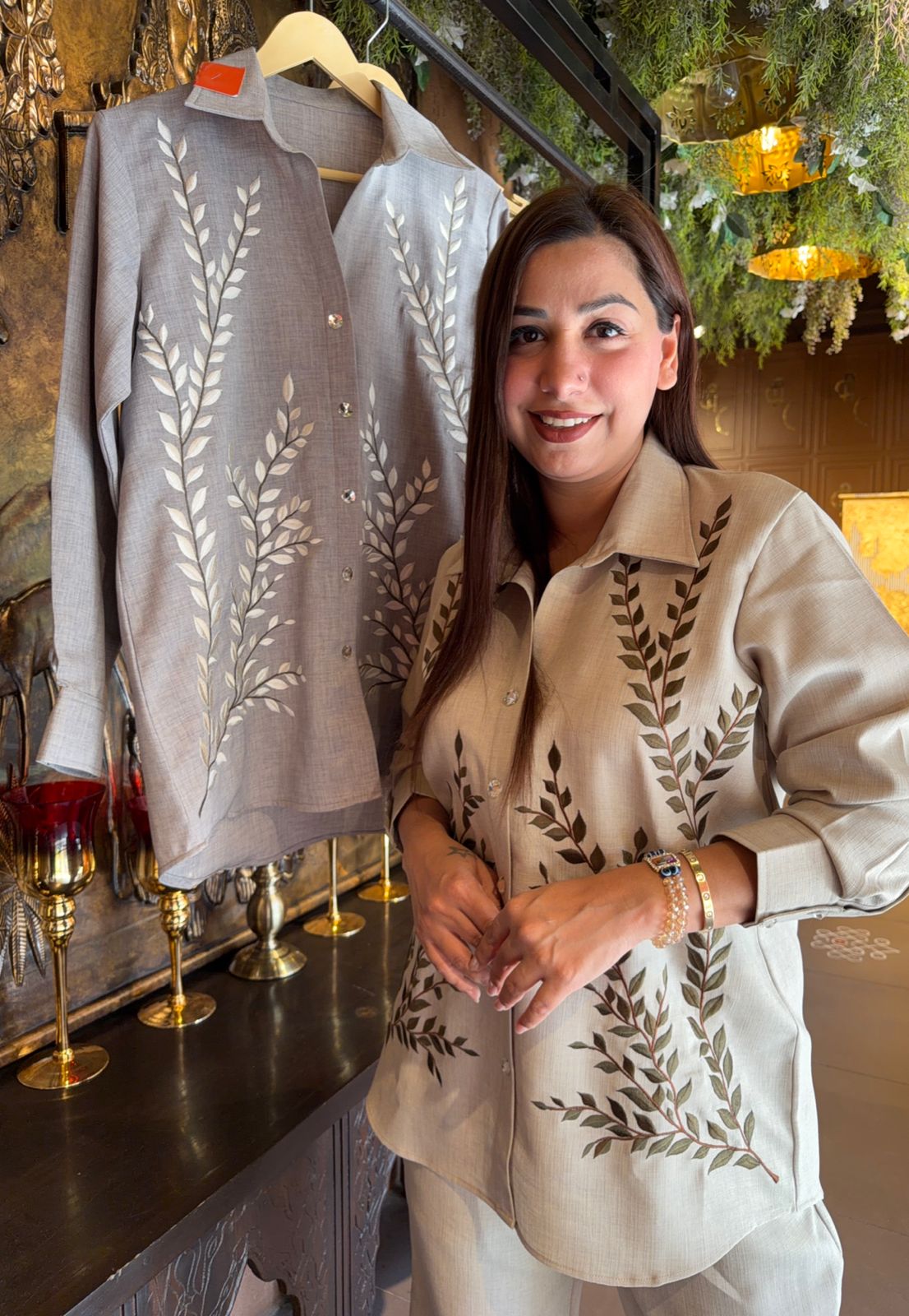 Elegant embroidered Coord