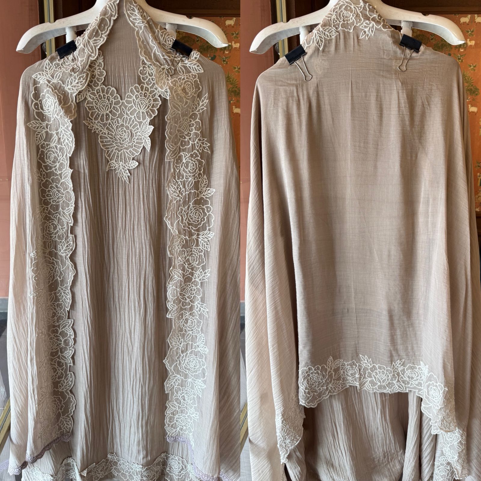 Sophisticated Suit on Crushed Mul cotton