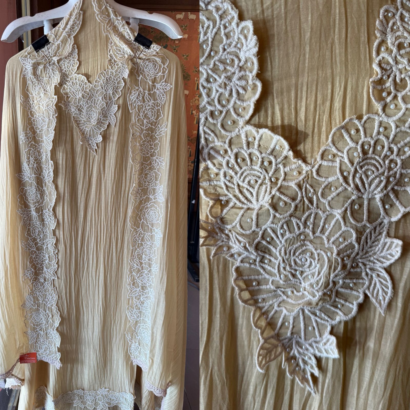 Sophisticated Suit on Crushed Mul cotton