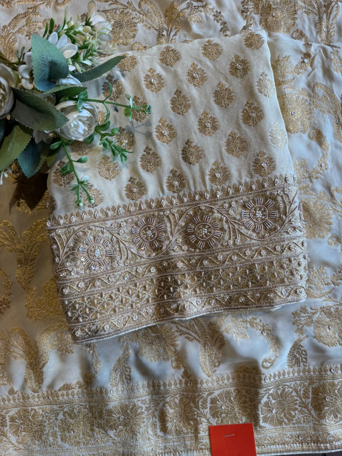 BANARSI GEORGETTE WOVEN SUIT
