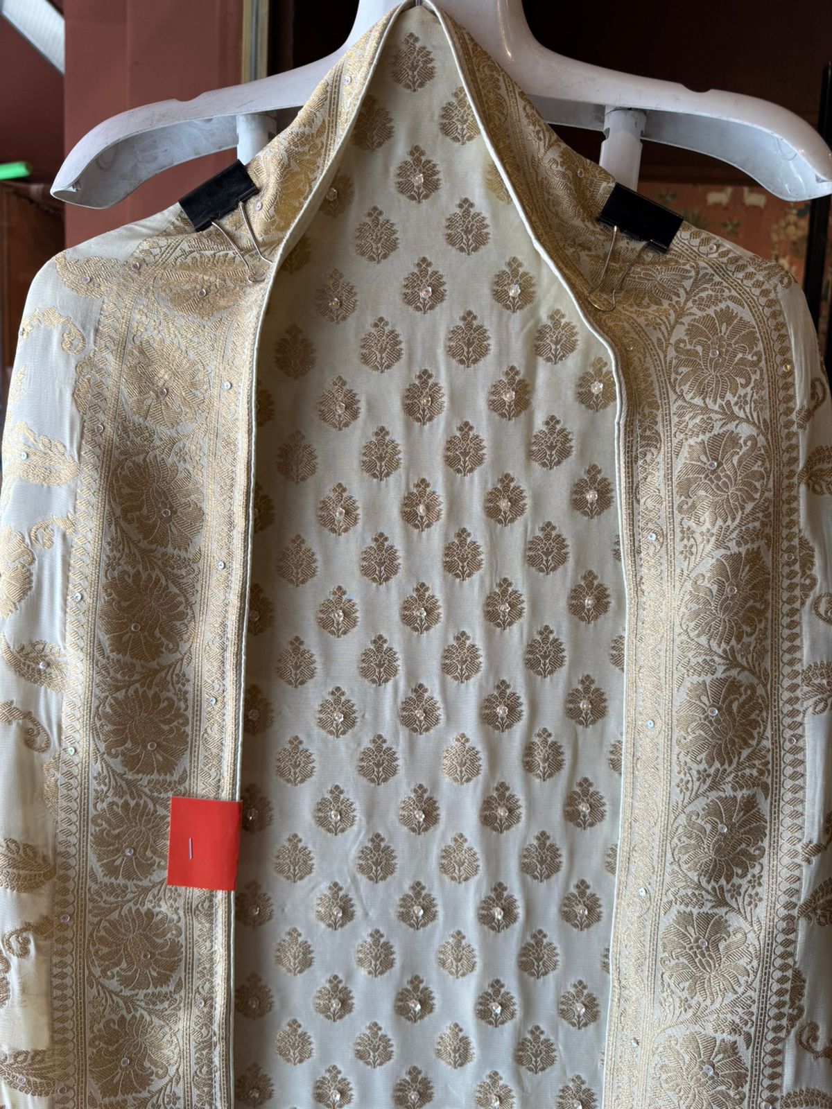 BANARSI GEORGETTE WOVEN SUIT