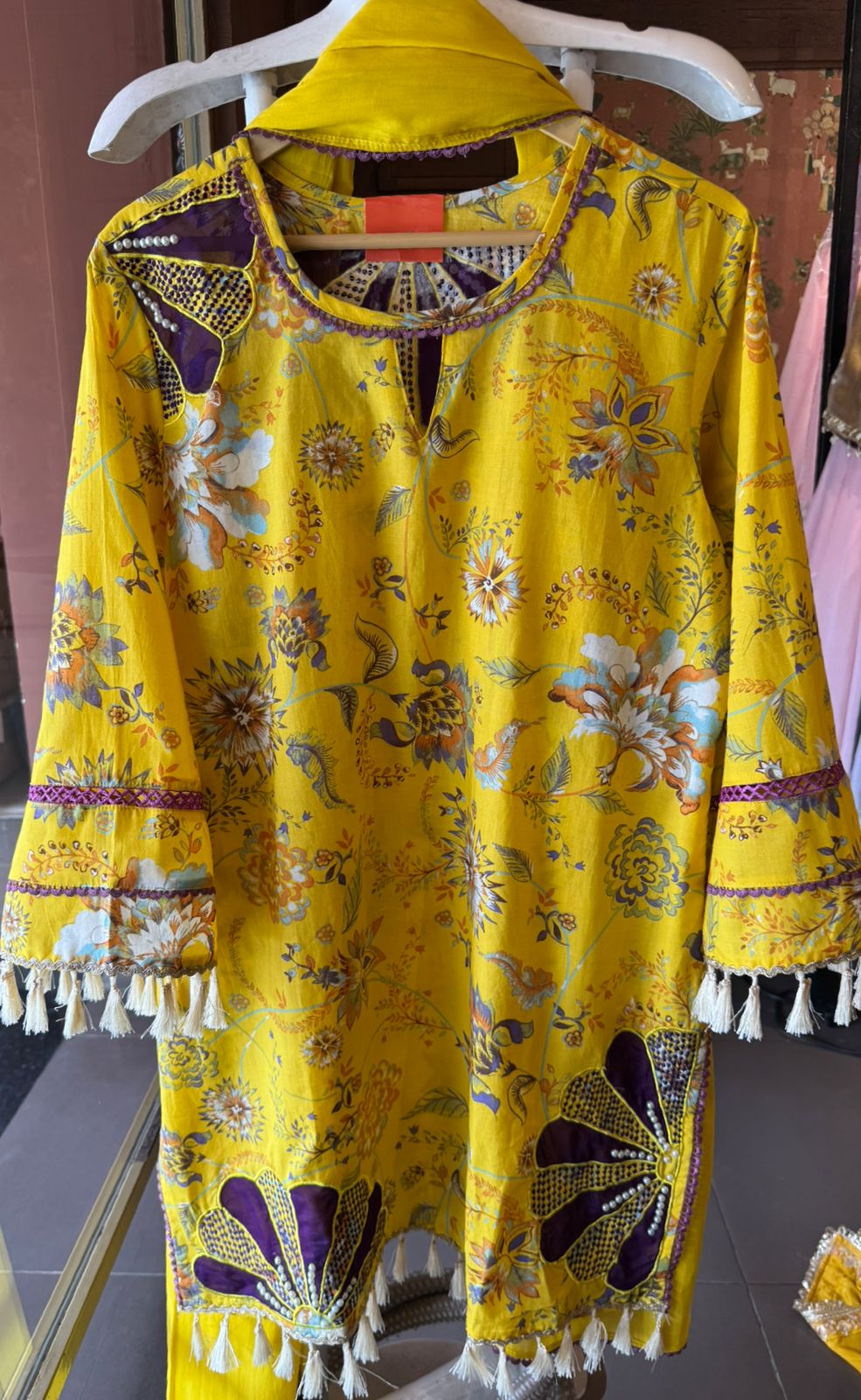Sunshine Floral Printed Kurta
