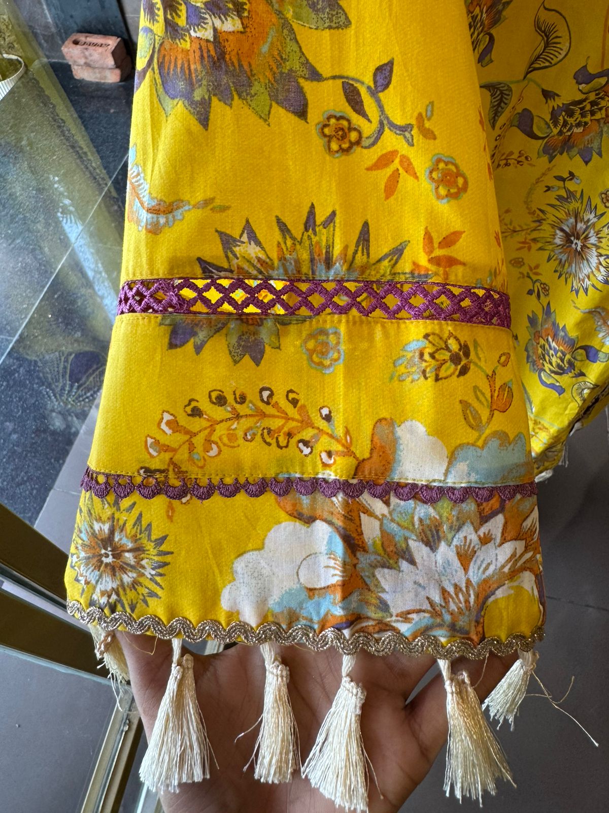 Sunshine Floral Printed Kurta