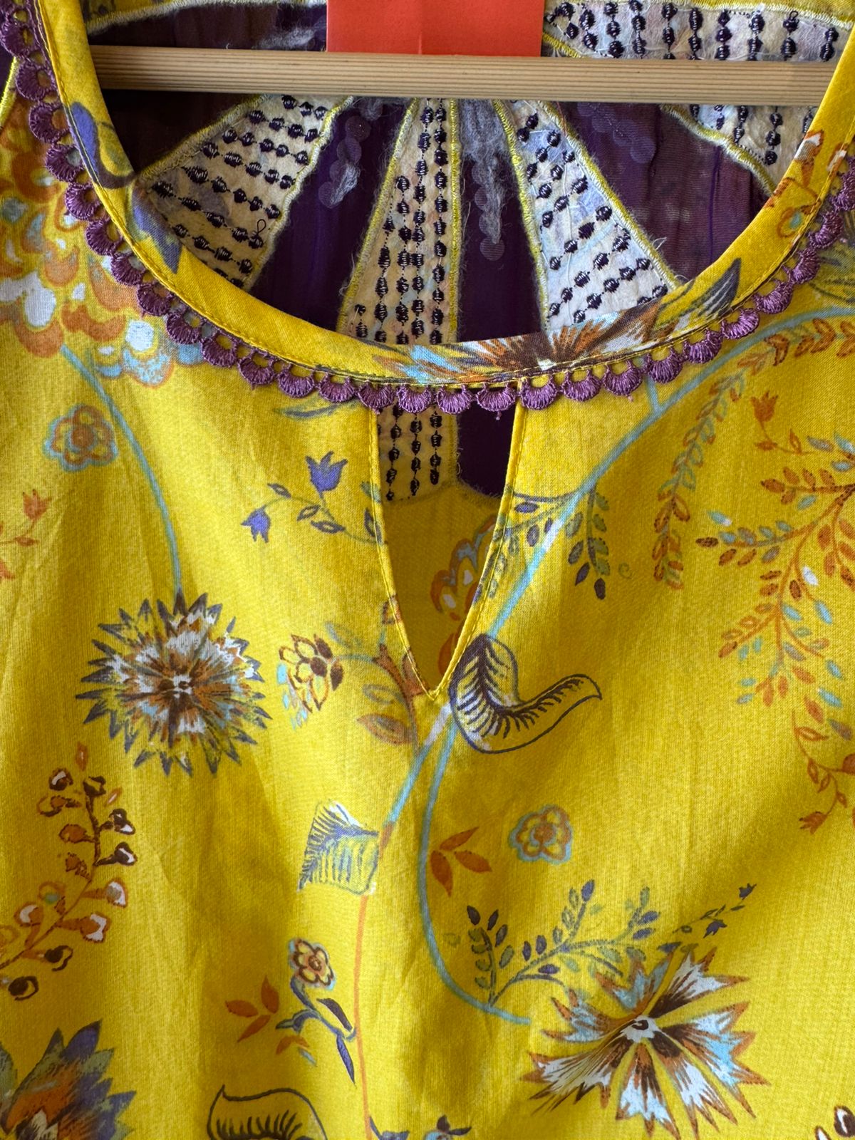 Sunshine Floral Printed Kurta