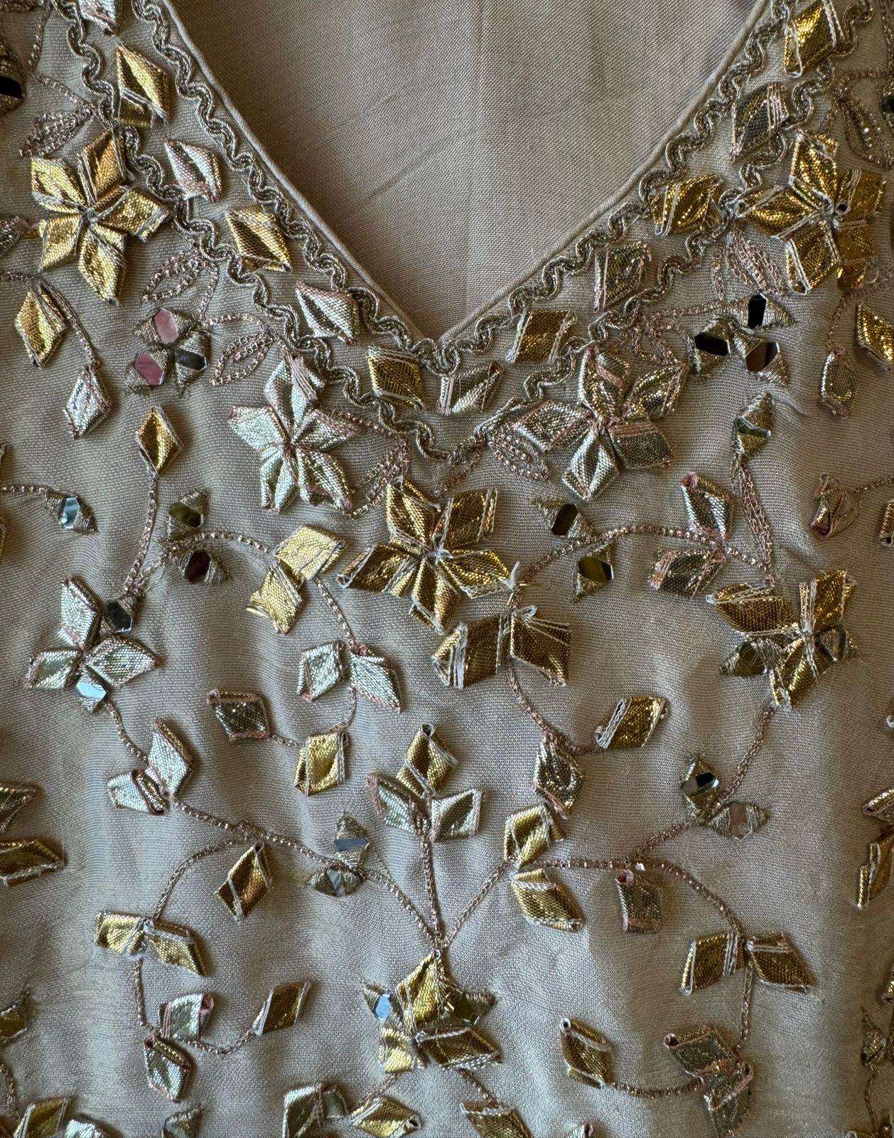 Ivory Gotta Patti Lehenga Set with Dupatta