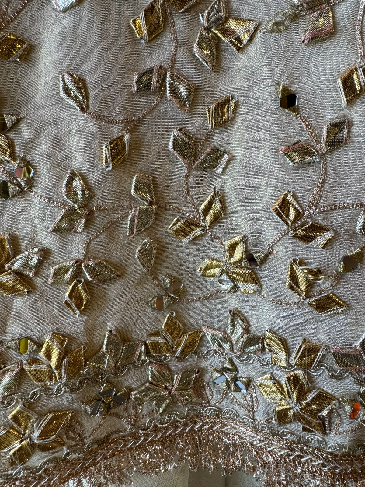 Ivory Gotta Patti Lehenga Set with Dupatta