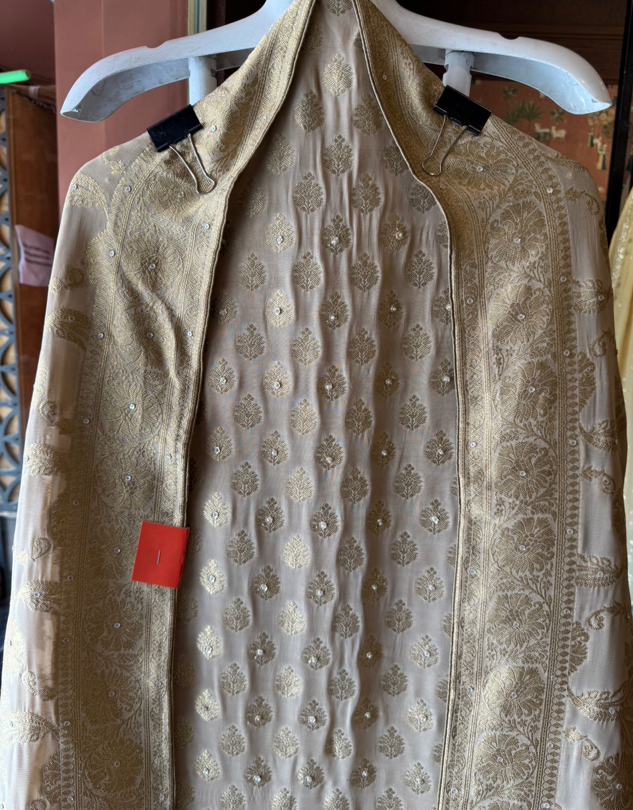 BANARSI GEORGETTE WOVEN SUIT
