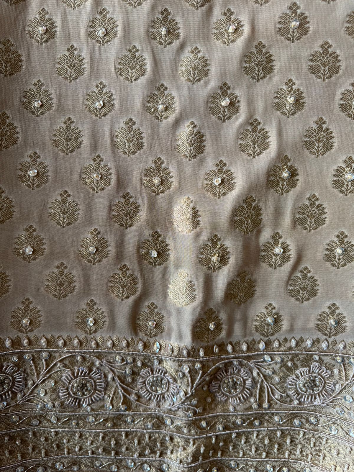 BANARSI GEORGETTE WOVEN SUIT