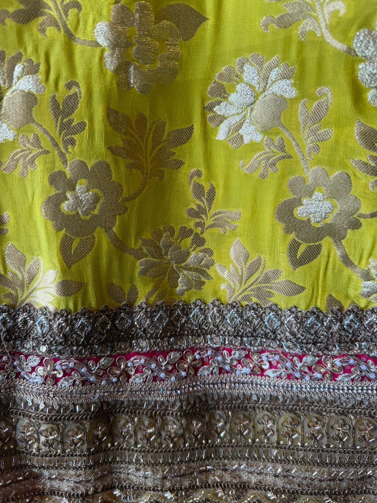 PURE BANARSI SILK BROCADE  ANARKALI SUIT