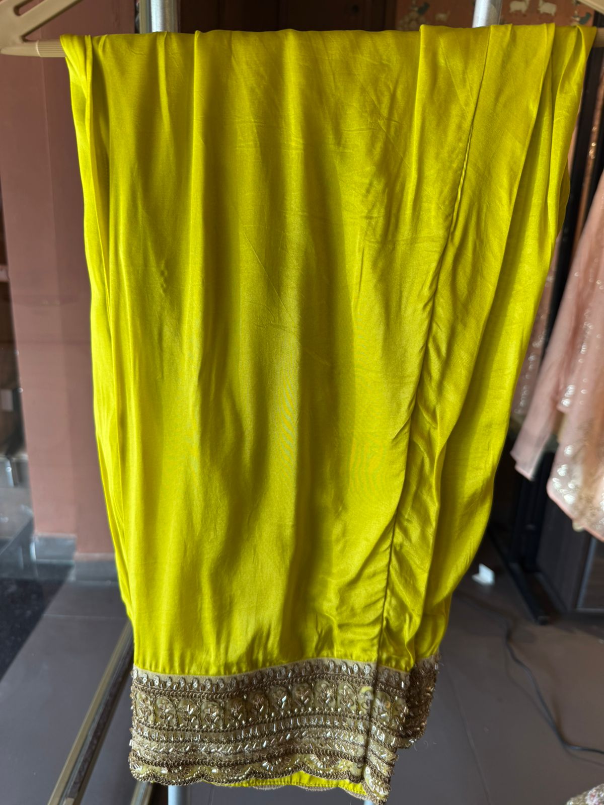 PURE BANARSI SILK BROCADE  ANARKALI SUIT