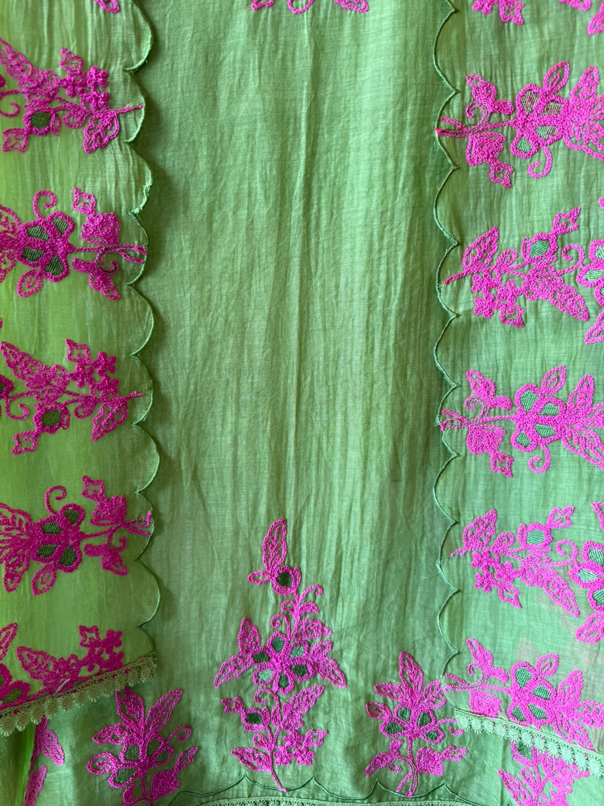 Intricate  floral embroidery beautifil suit