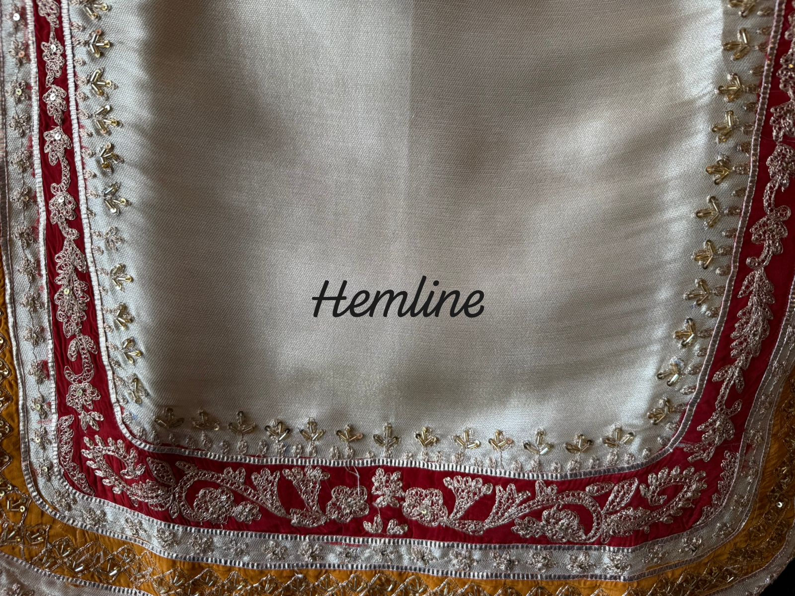 Luxury Cream Embroidered Kurta Set