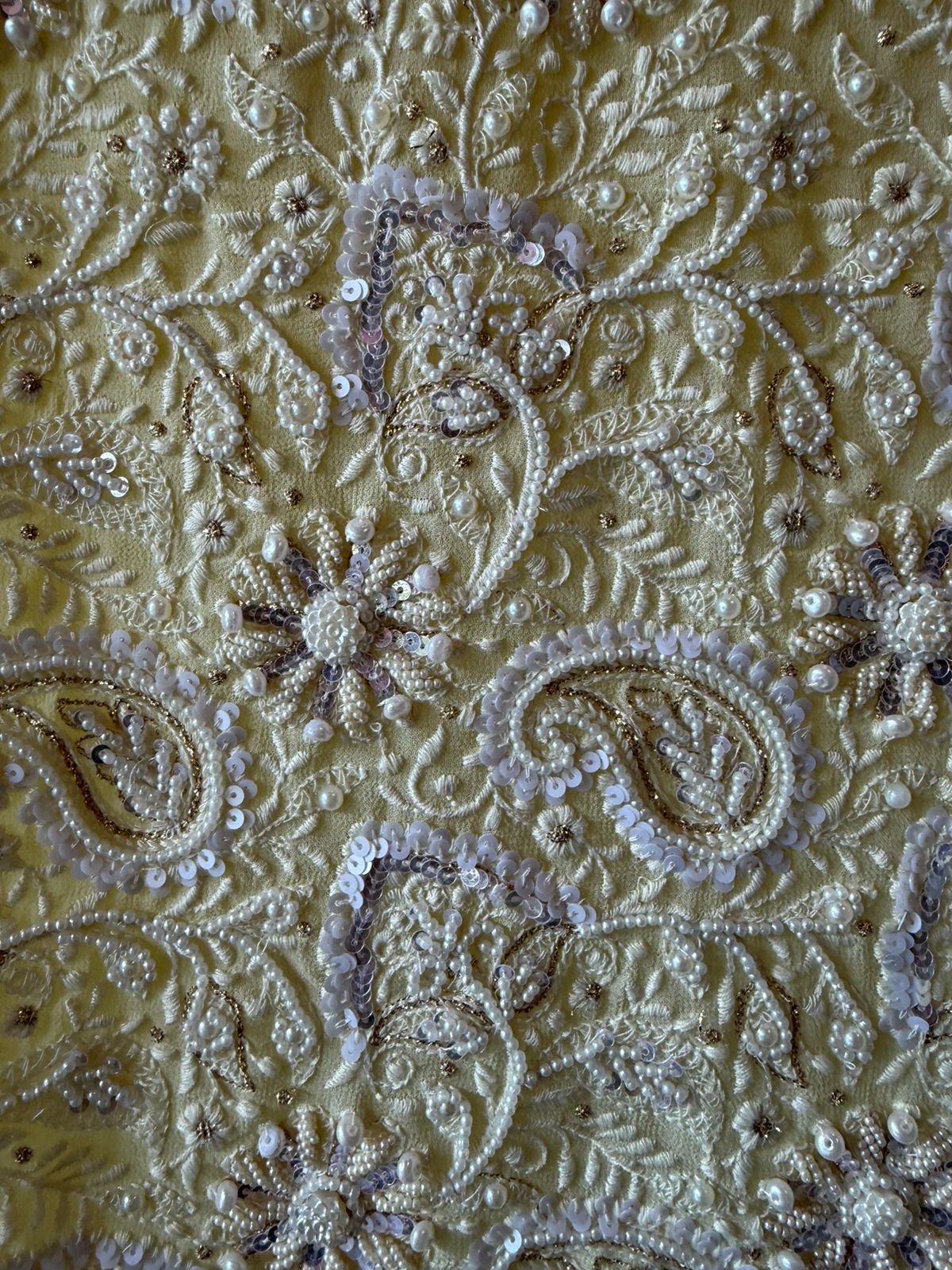 Elegant pastel Embroidered Suit
