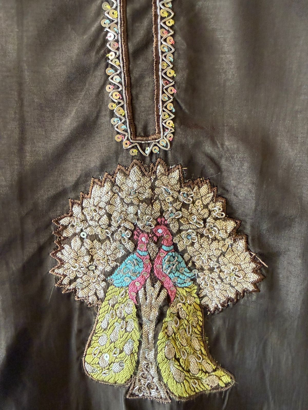 Silk with Smooth soft sheen and structured fall