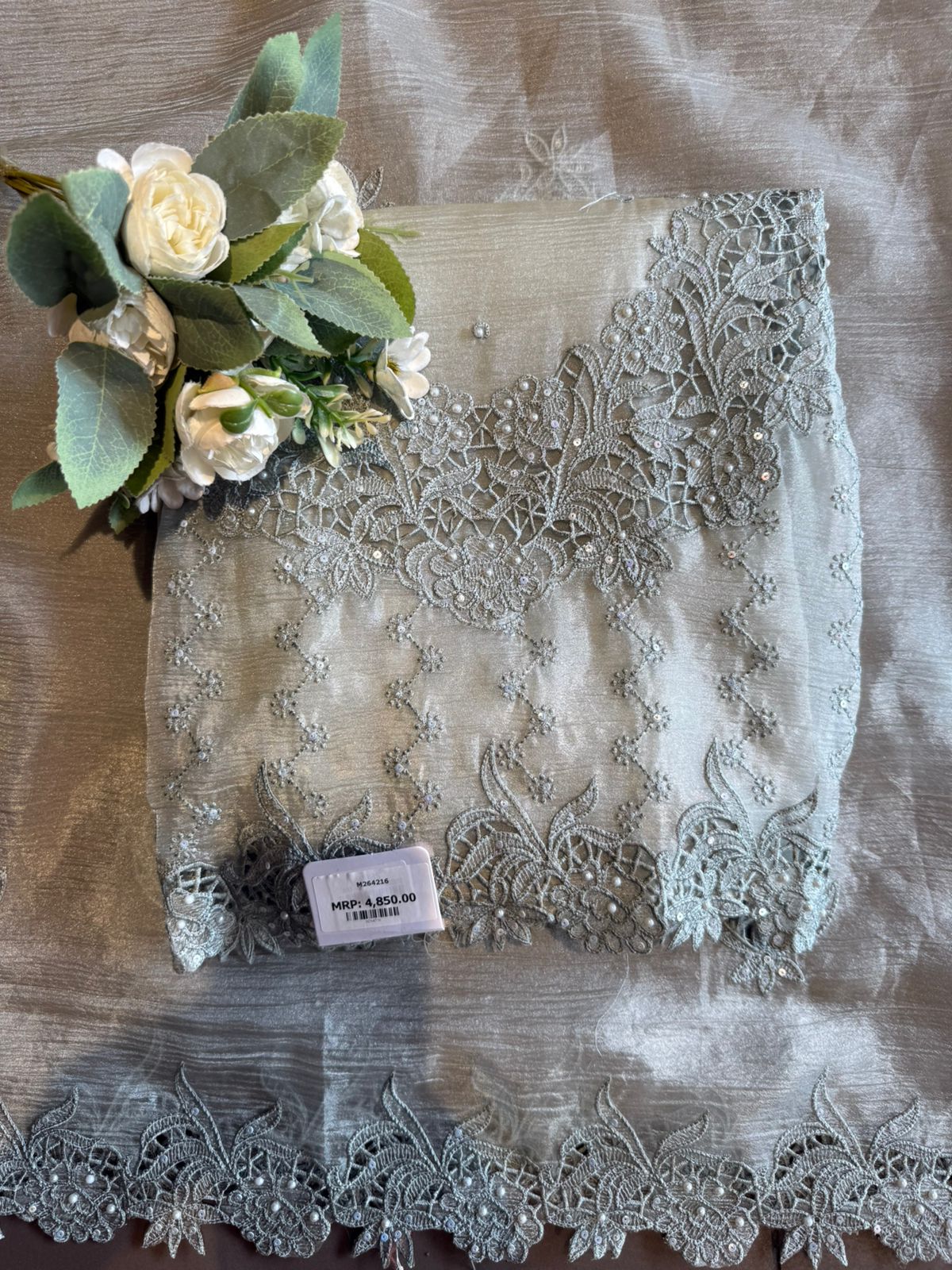 Crushed tissue Unstitched suit