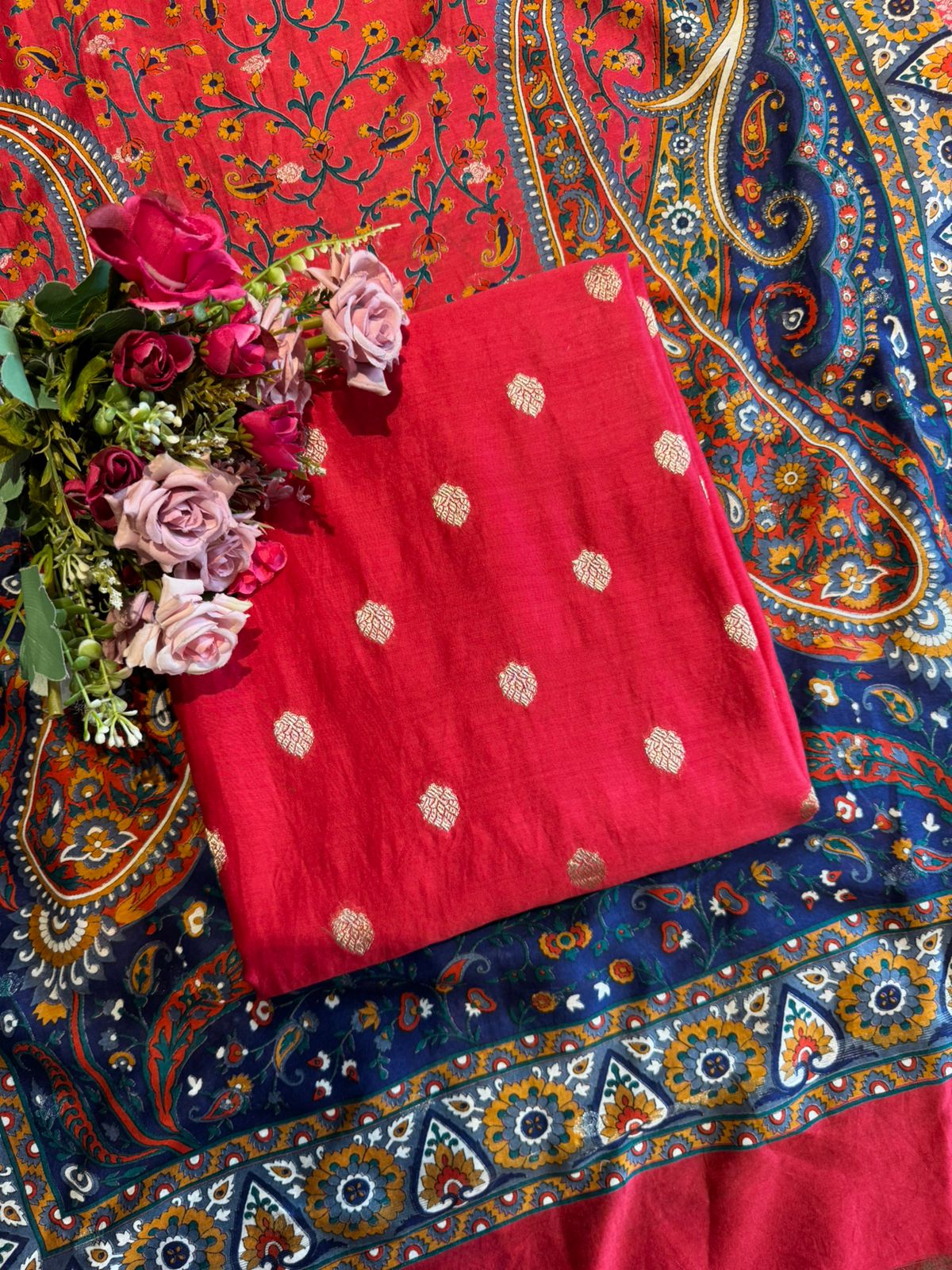 Maheshwari Silk Suit