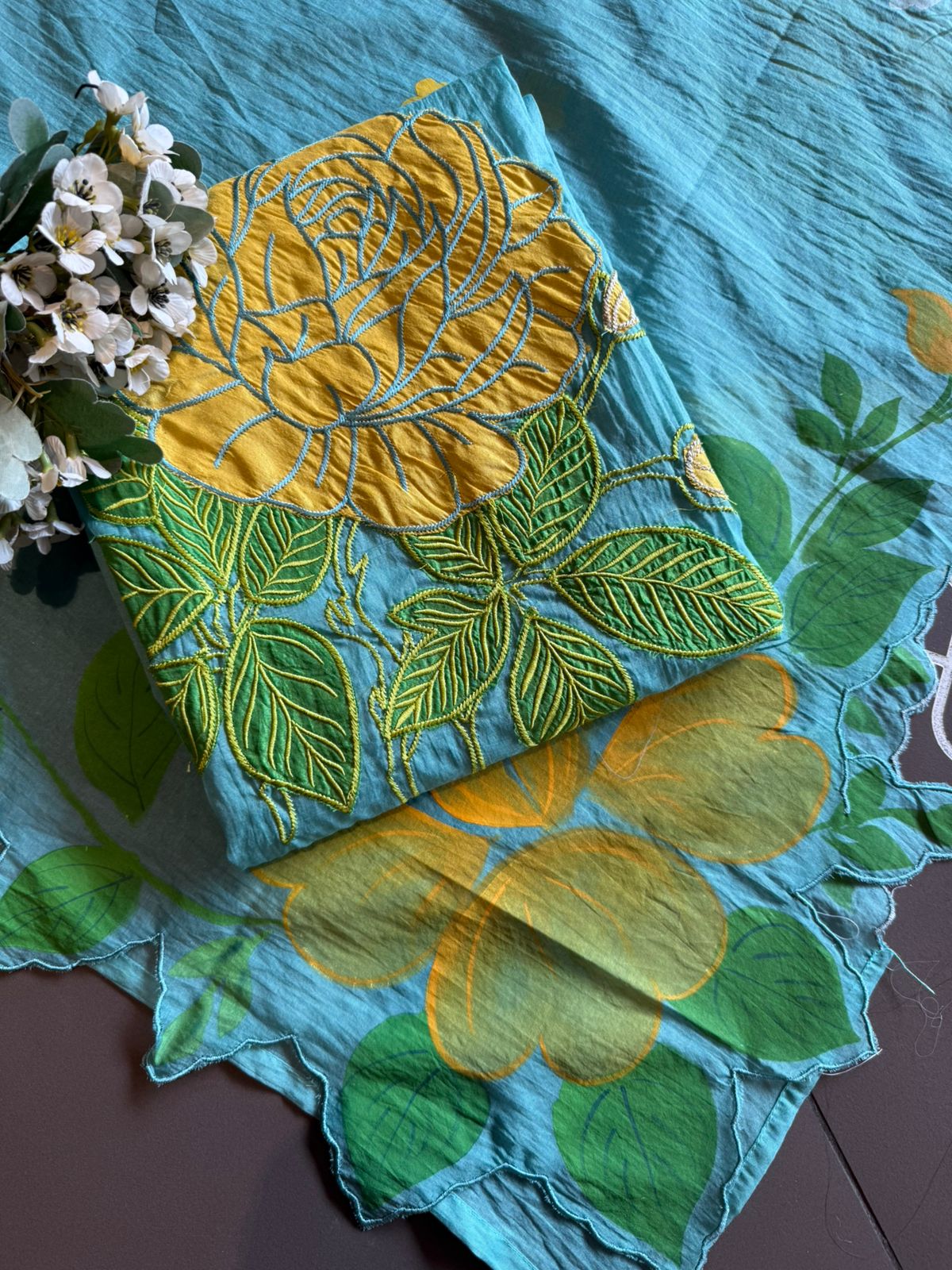Lightweight pure Mul with a natural crinkled texture
