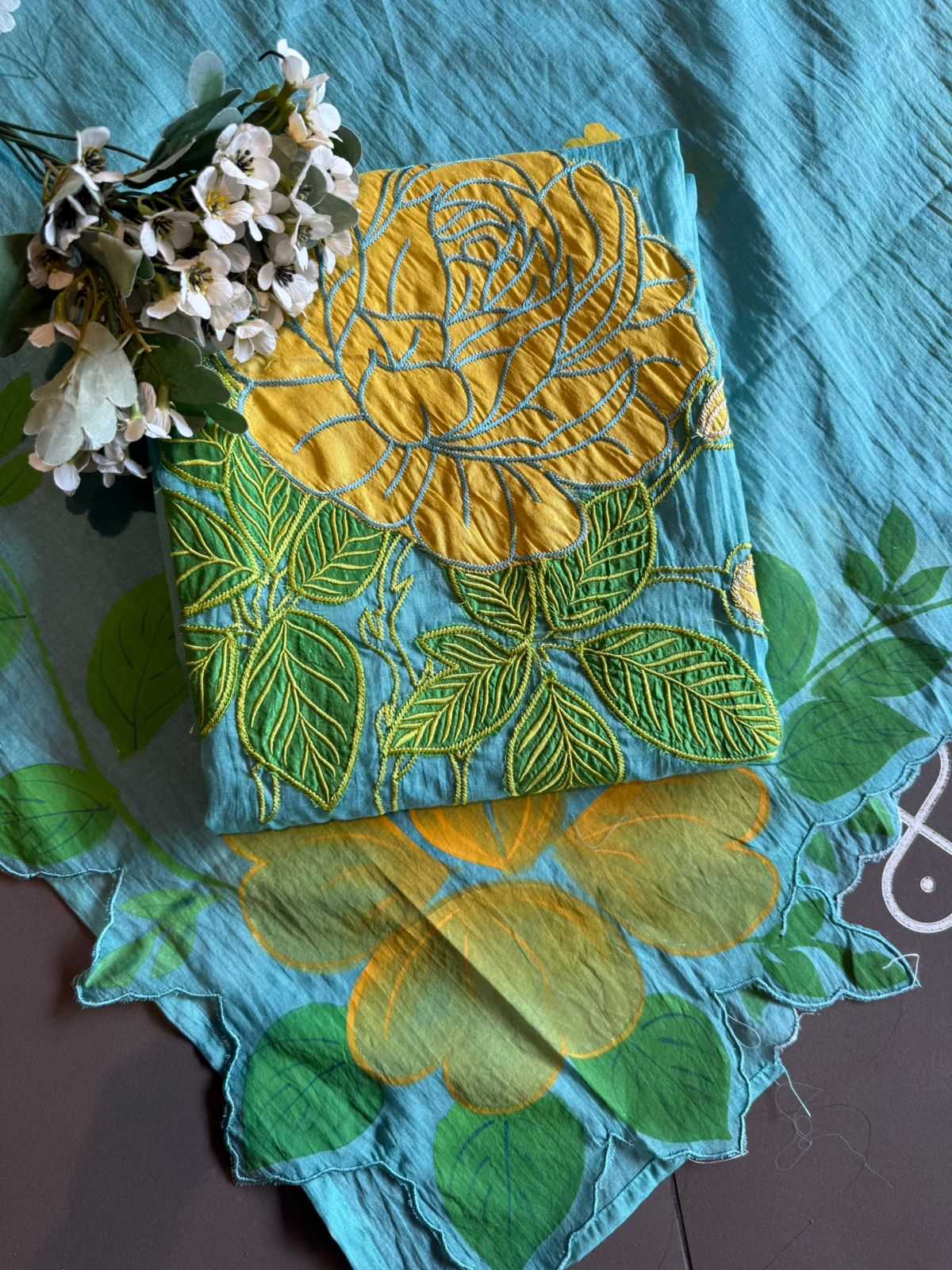Lightweight pure Mul with a natural crinkled texture
