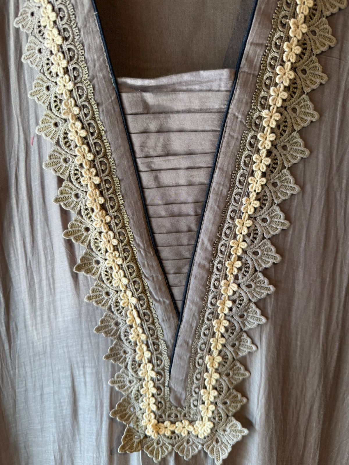 Floral Embroidered Unstitched Suit set