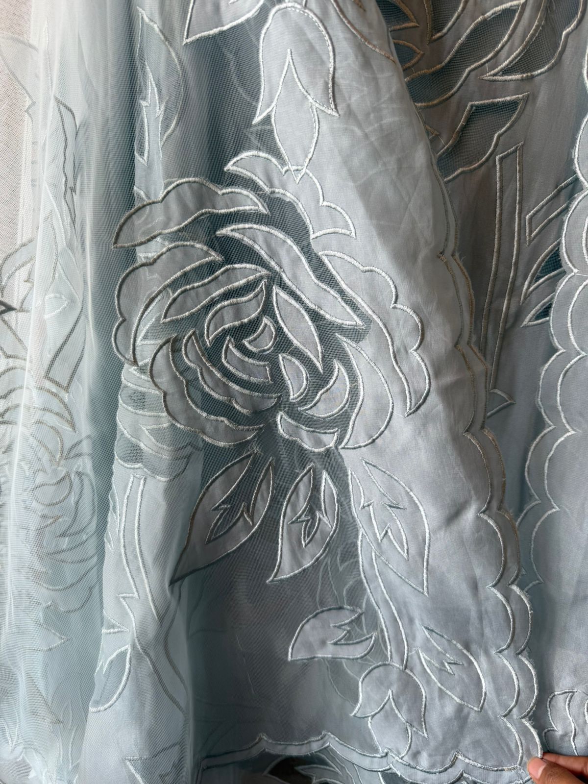 Soft organza unstitched Suit