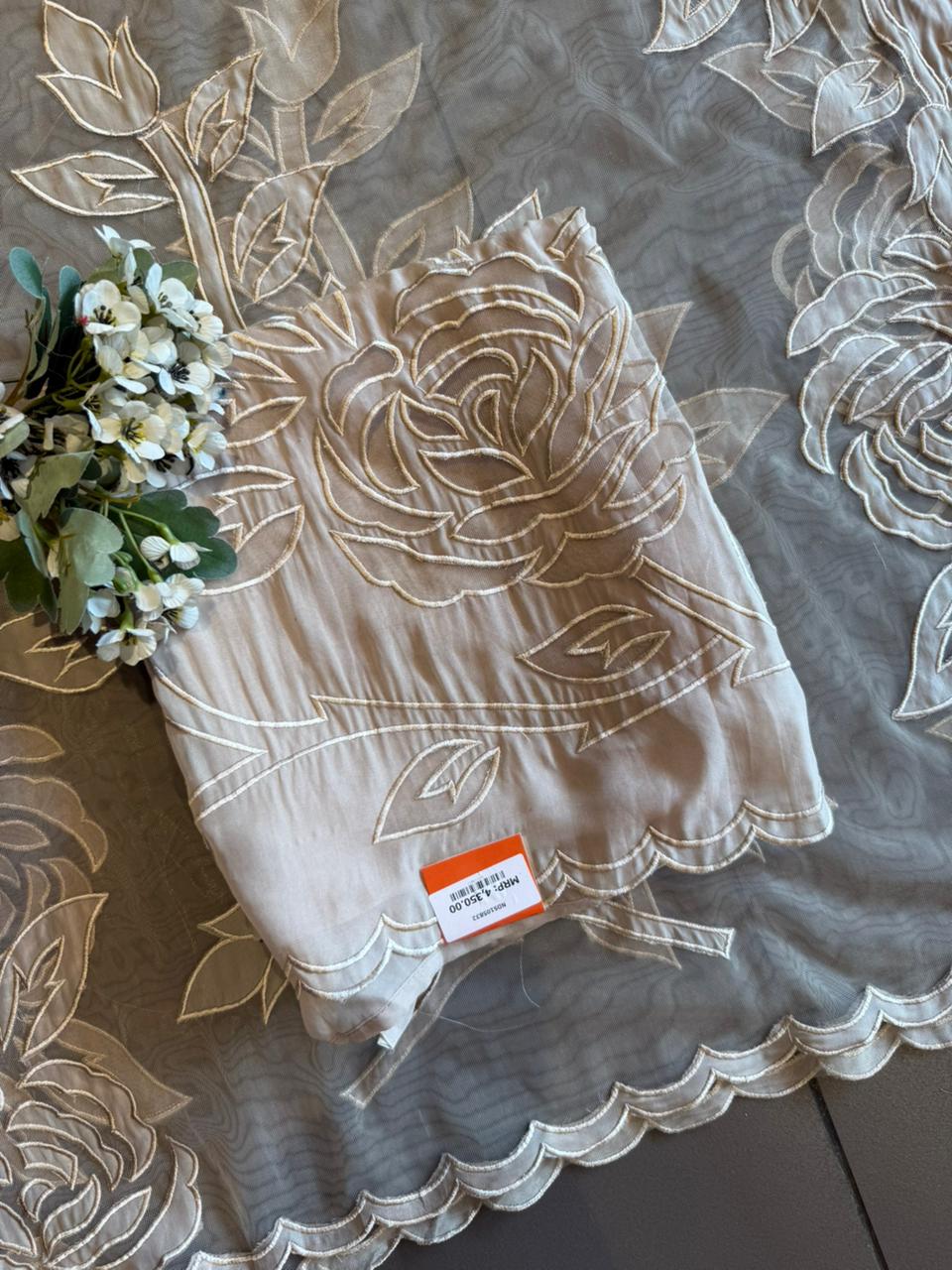 Soft organza unstitched Suit