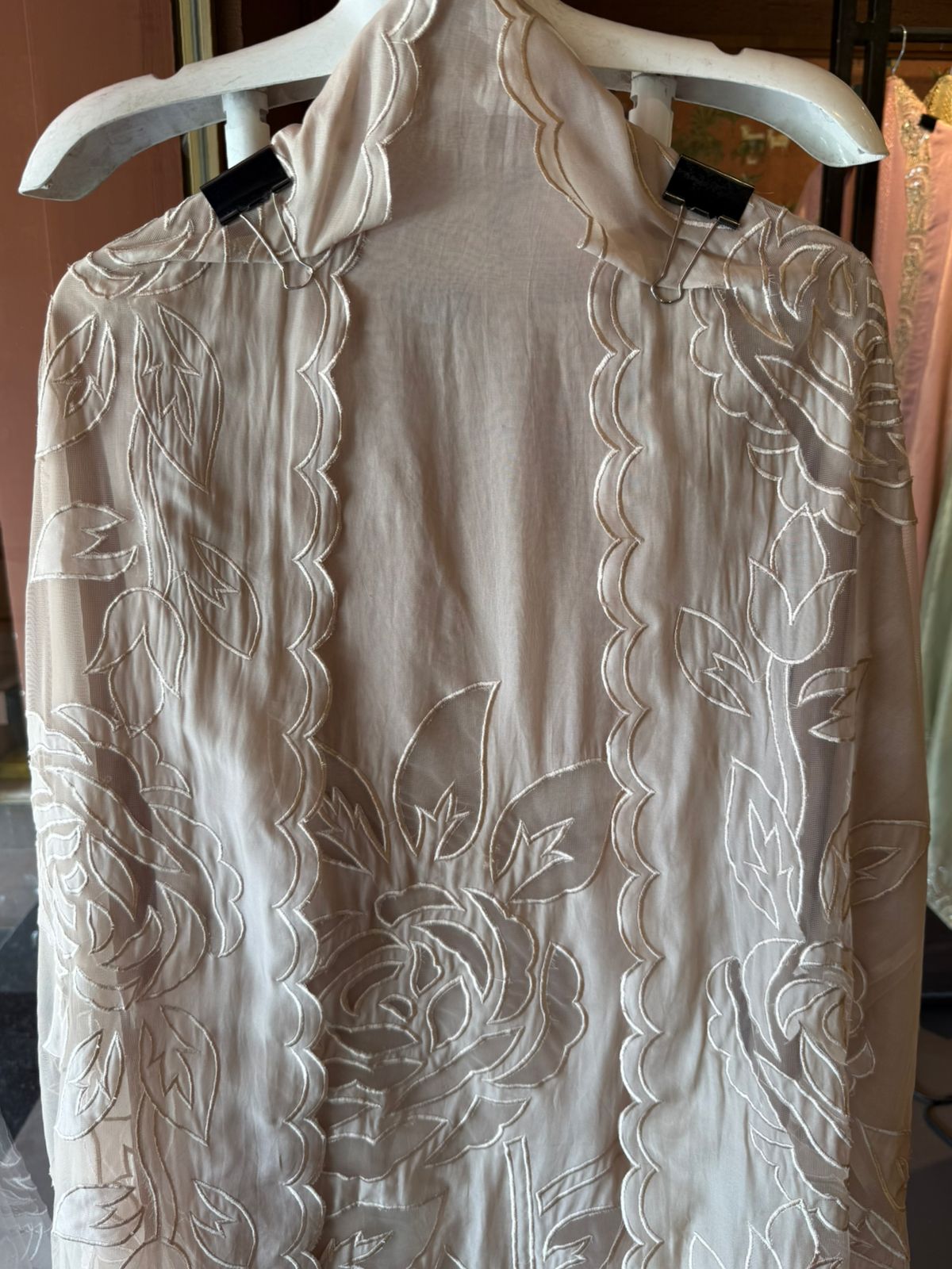 Soft organza unstitched Suit