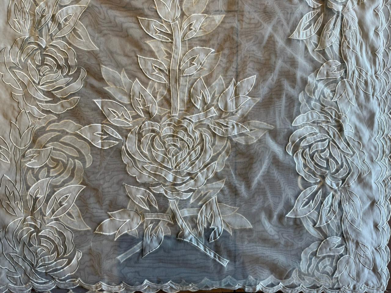 Soft organza unstitched Suit