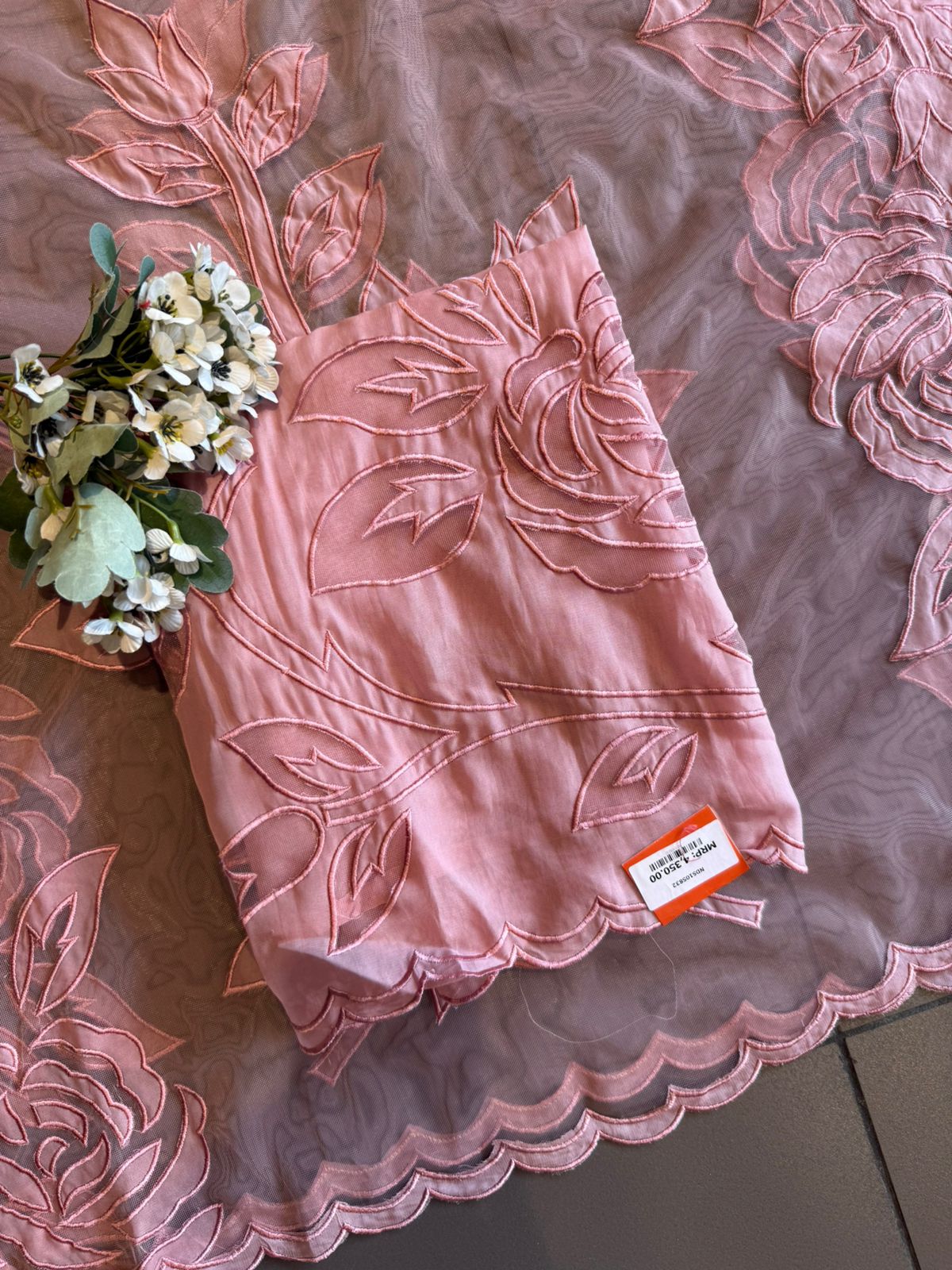 Soft organza unstitched Suit