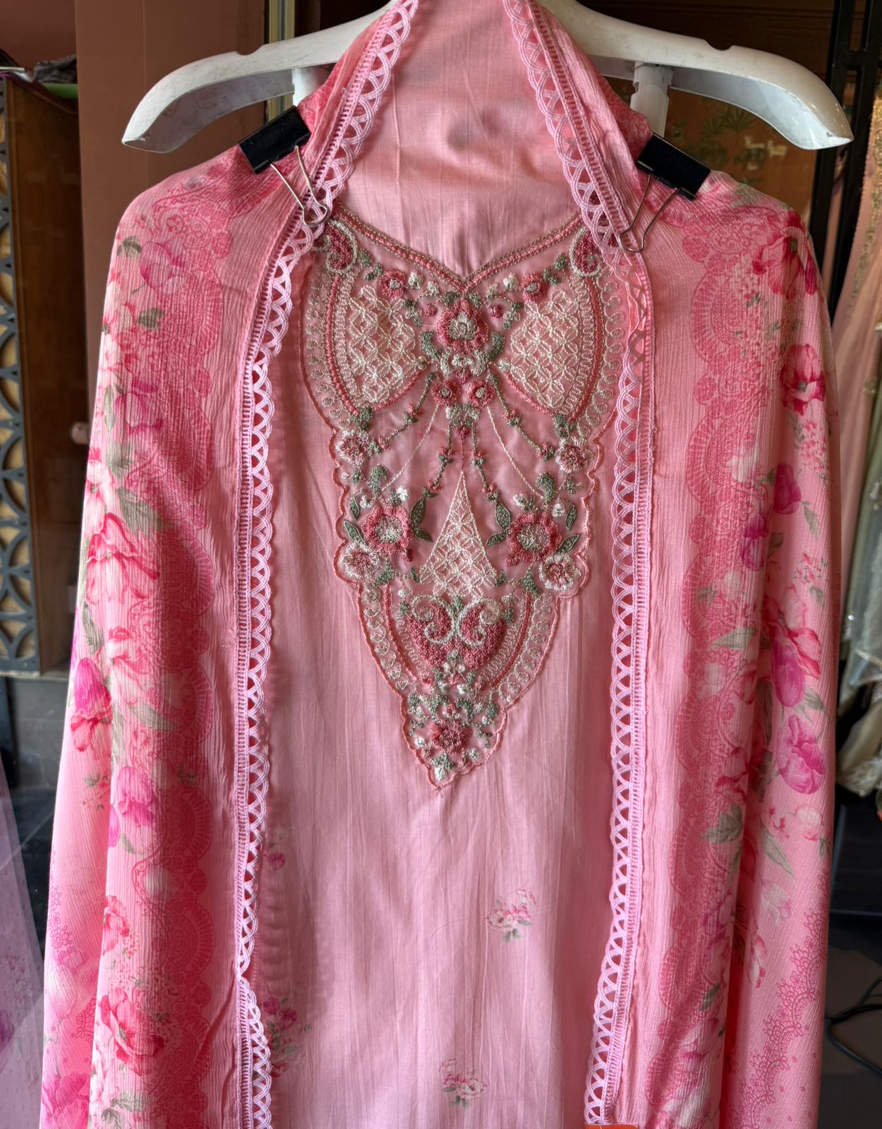 Premium Swiss cotton digitally printed suit