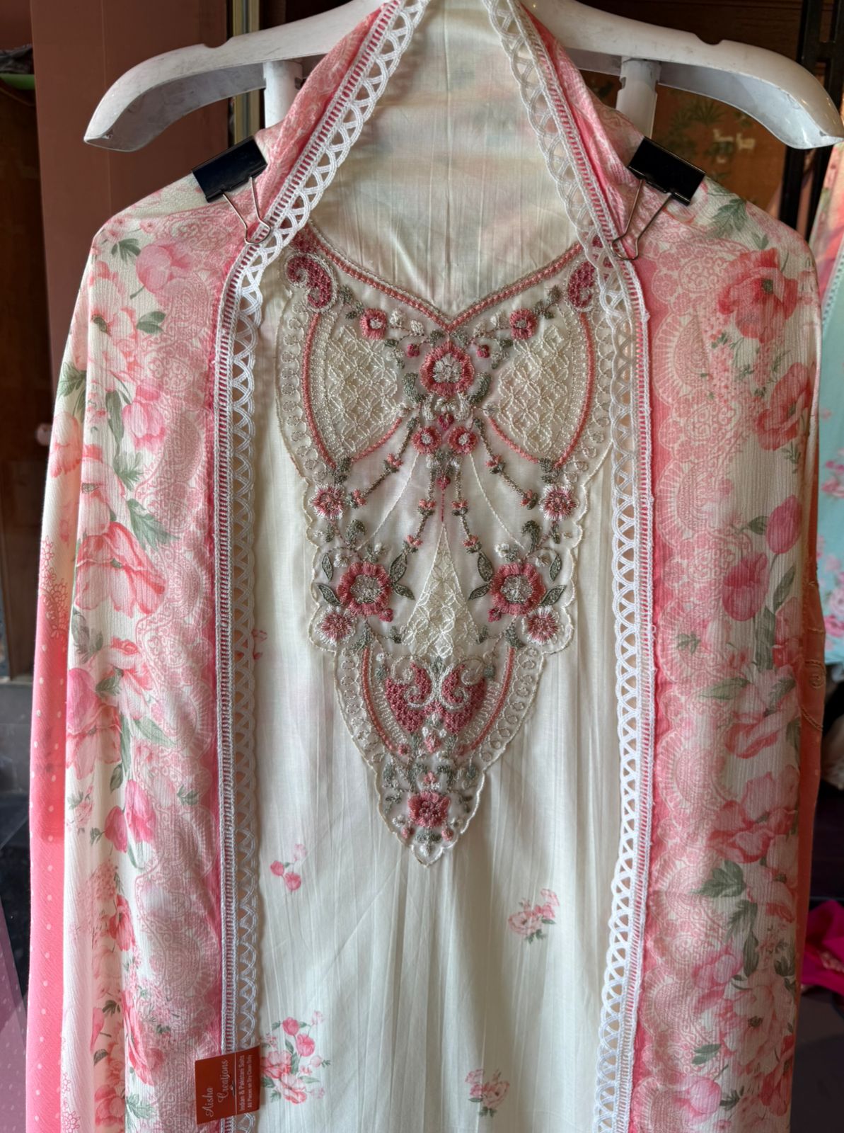 Premium Swiss cotton digitally printed suit