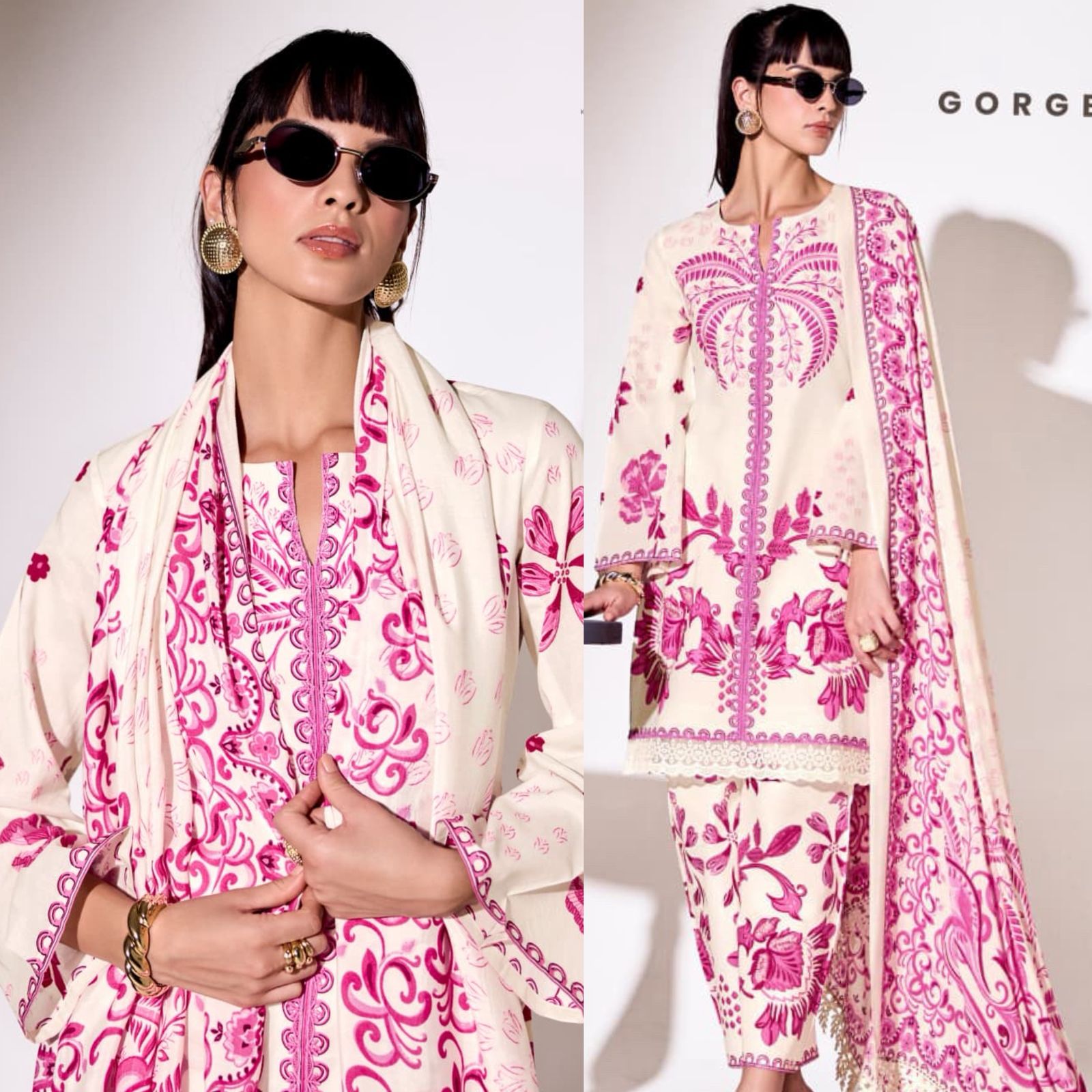PURE COTTON DESIGNER SUITS