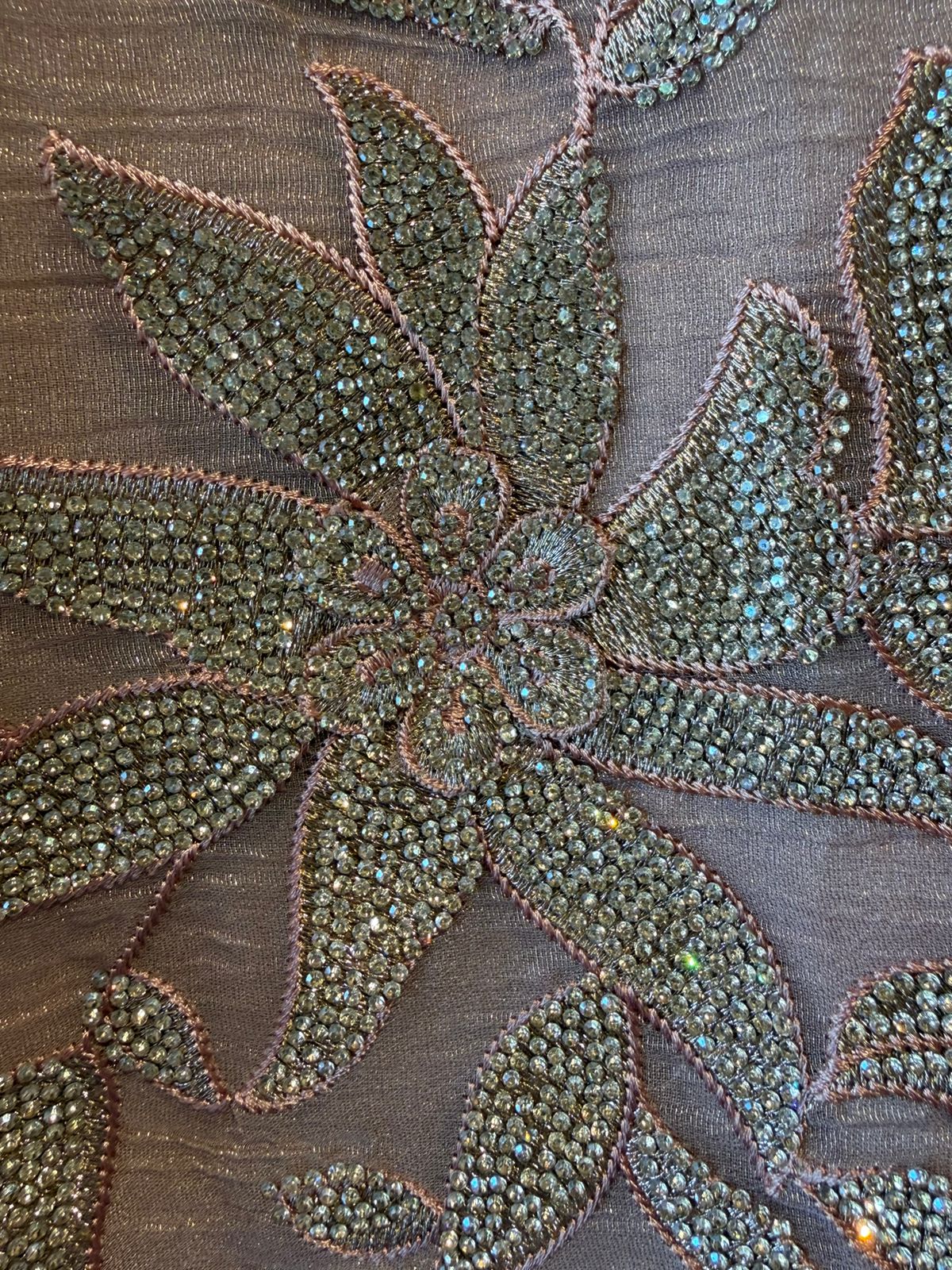 Elegant Crushed tissue unstitched suit