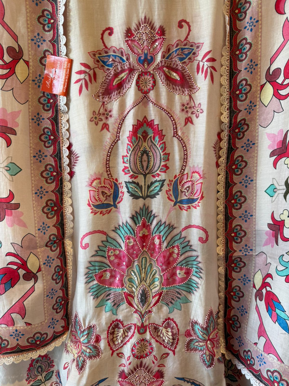 Pure muslin Printed Designer Suit Set