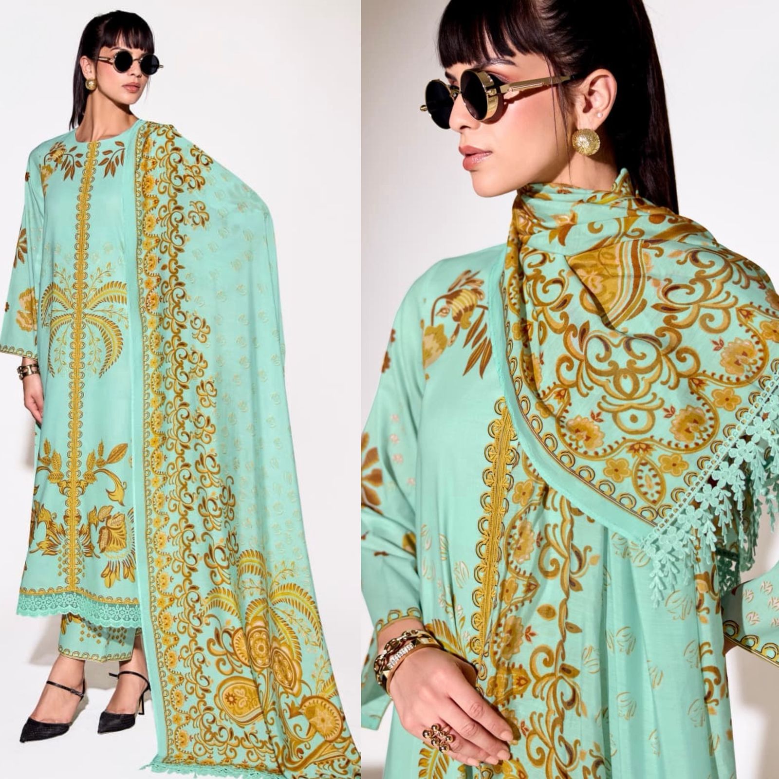 PURE COTTON DESIGNER SUITS