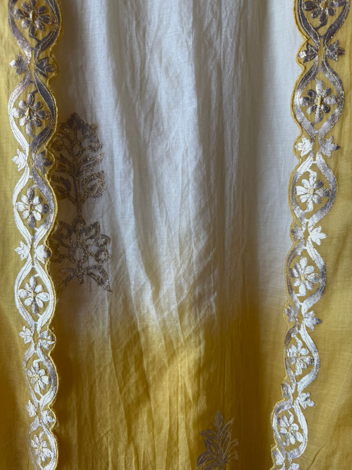 Premium Cotton Mul chanderi Unstitched suit