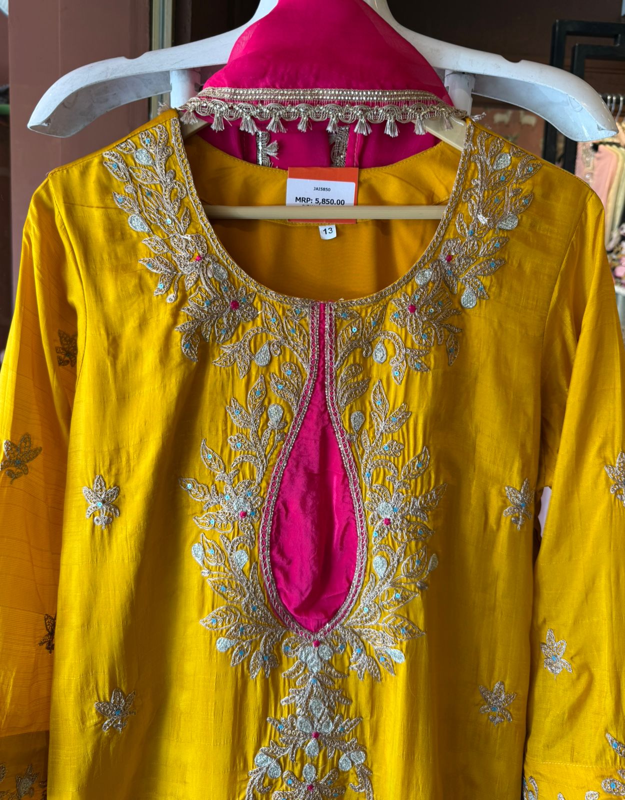 Yellow & Pink Suit Set
