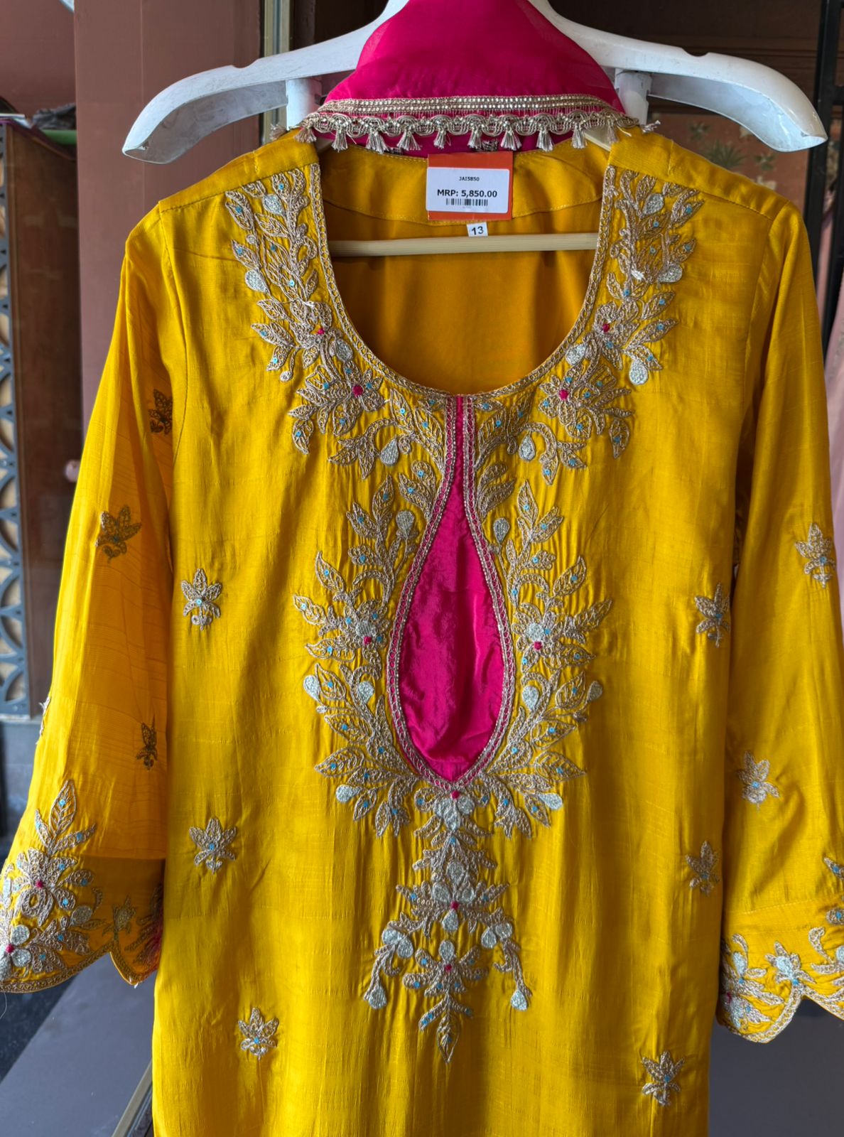 Yellow & Pink Suit Set